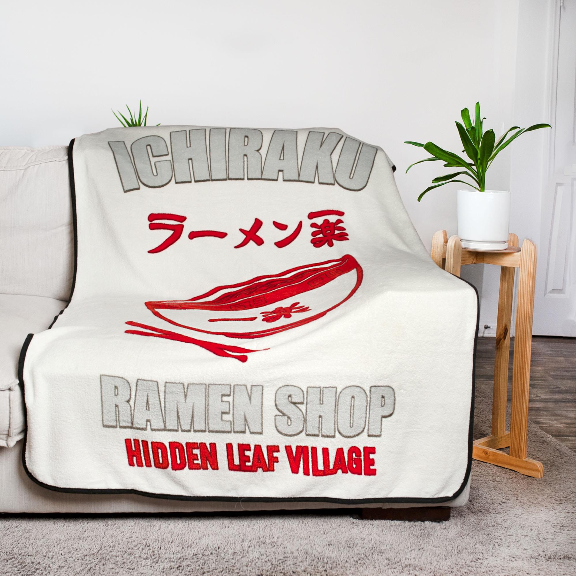 Naruto Ichiraku Ramen Cozy Fleece Throw Blanket - 45 x 60 Inches