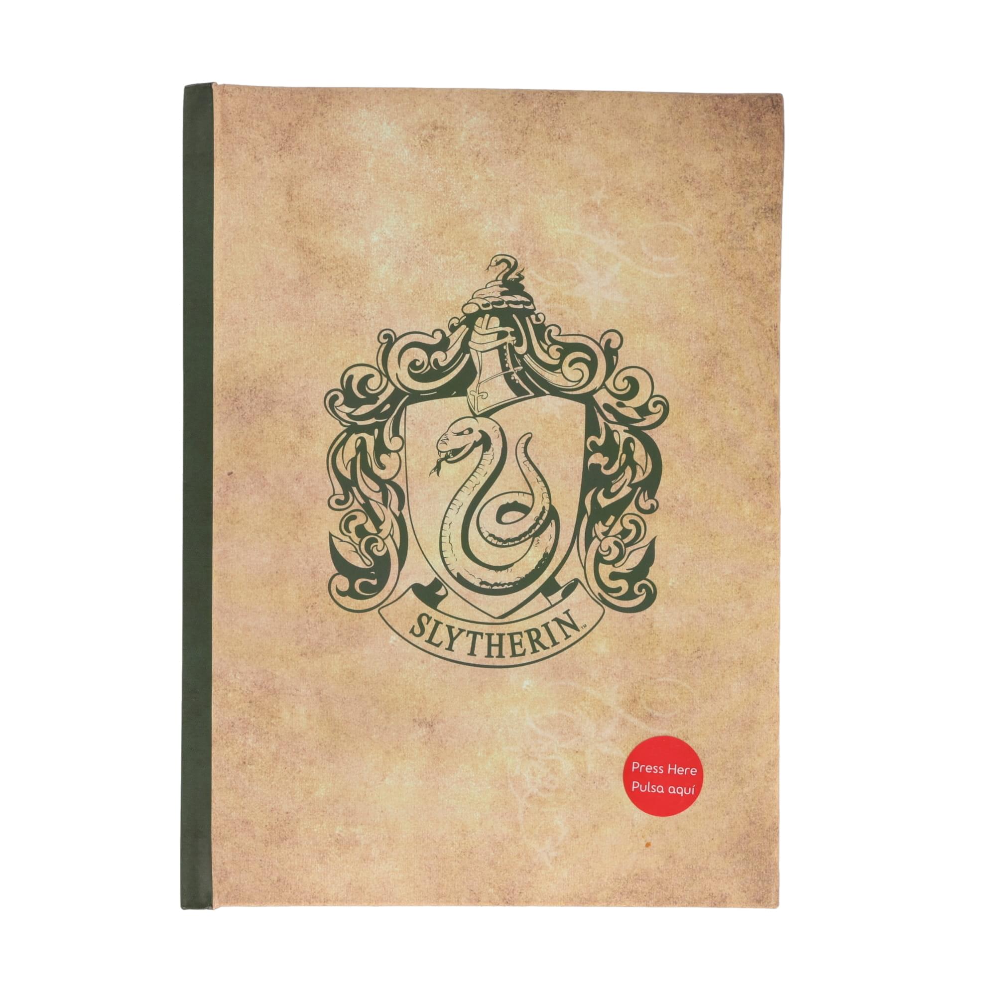 Enchanting Slytherin Light-Up Harry Potter Hardcover Notebook