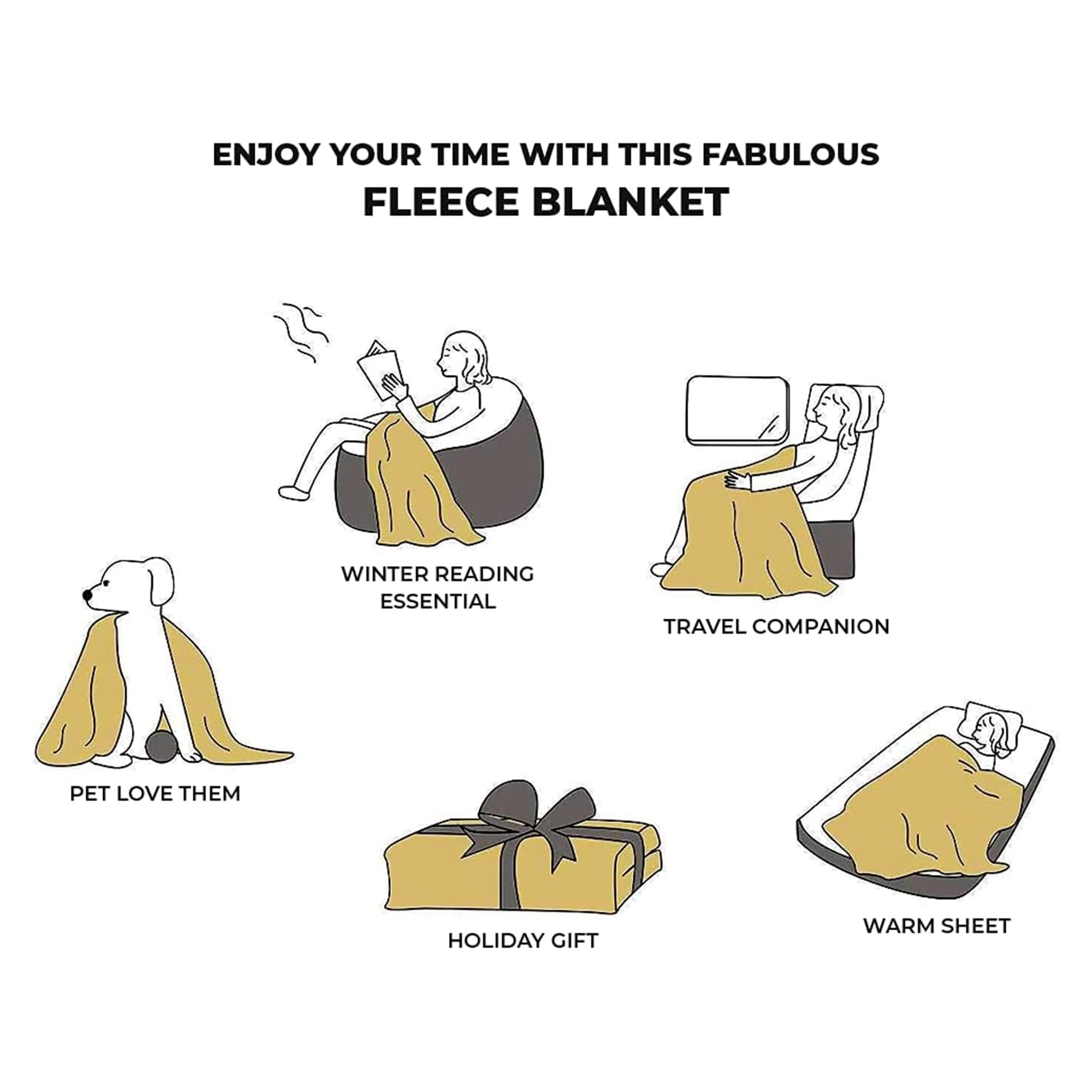 Cozy Taco Bell Logo Fleece Throw Blanket - 45 x 60 Inches