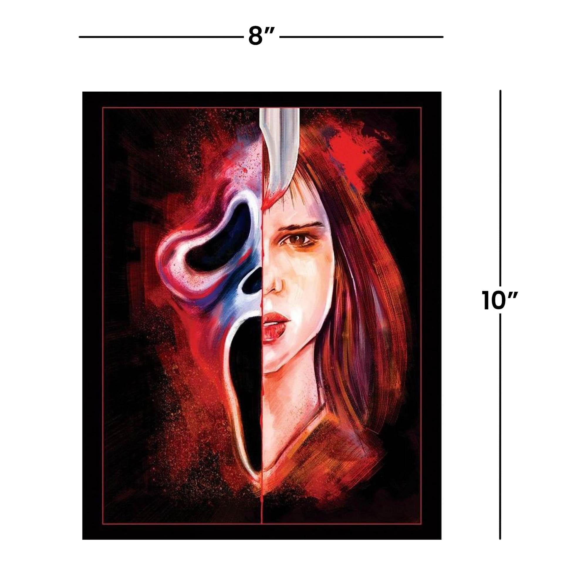 Matthew Therrien's Scream-Inspired 8x10 Art Print: A Tribute to Horror
