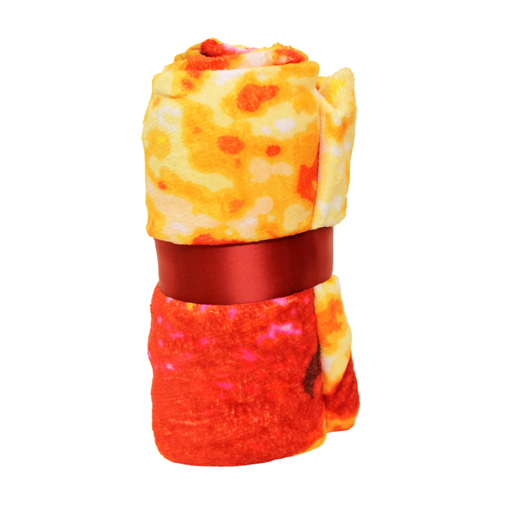 Delicious Pepperoni Pizza Round Throw Blanket - Warm & Cozy