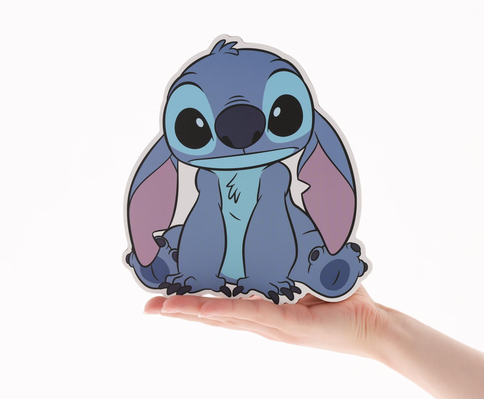 Enchanting Disney Lilo & Stitch Die-Cut Wooden Wall Art - 7x8 Inches