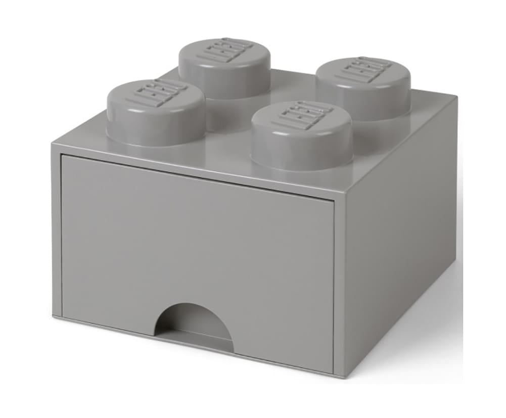Stackable LEGO Brick Drawer with 4 Knobs - Fun Storage for Kids