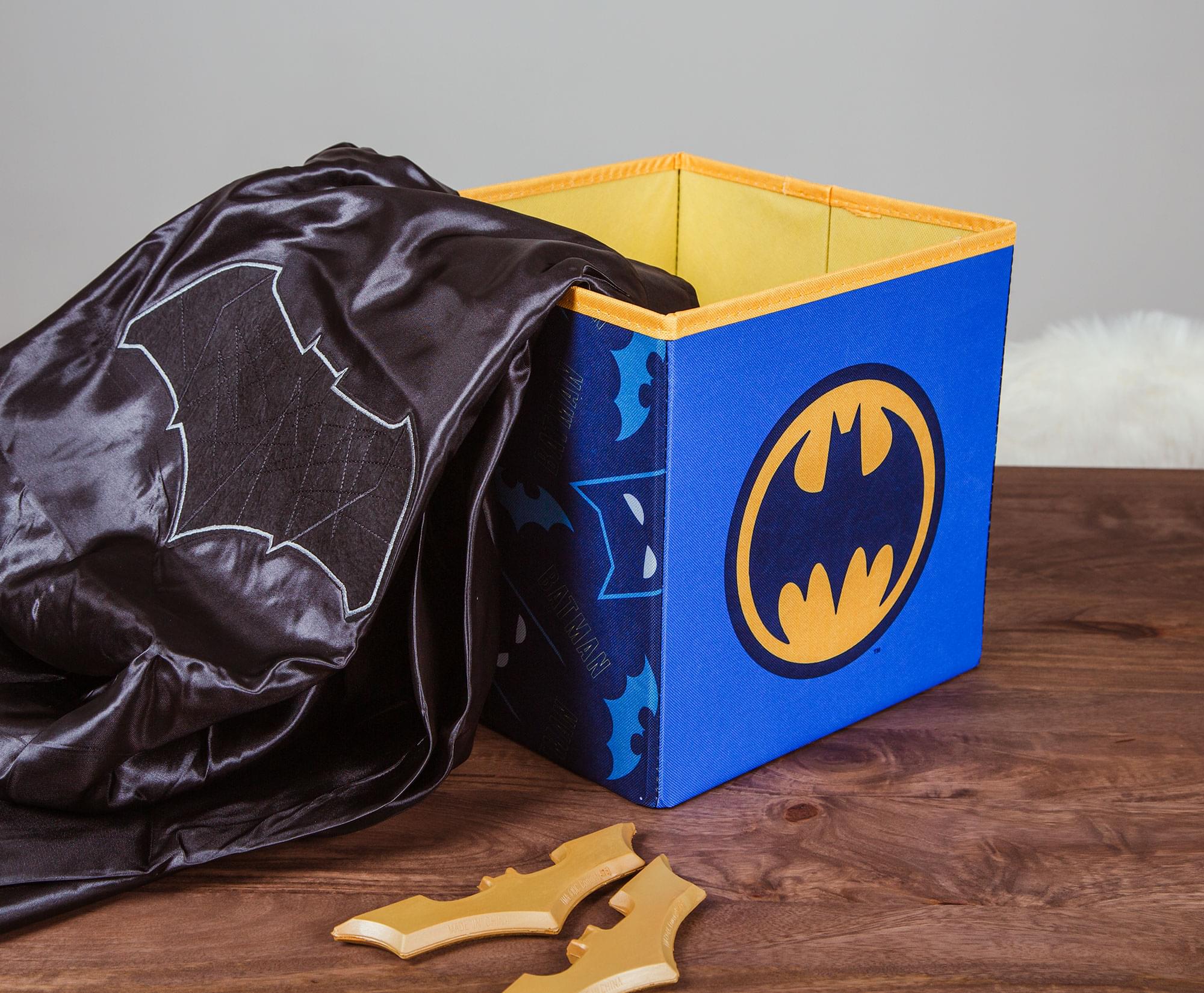 Epic DC Comics Batman Logo 11-Inch Storage Bin Cube Organizer