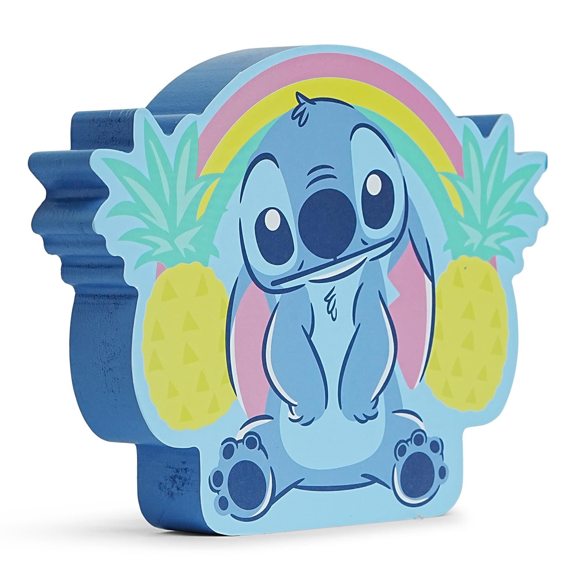 Disney Lilo & Stitch Tropical Paradise Die-Cut Wooden Wall Art - 6x8 Inches