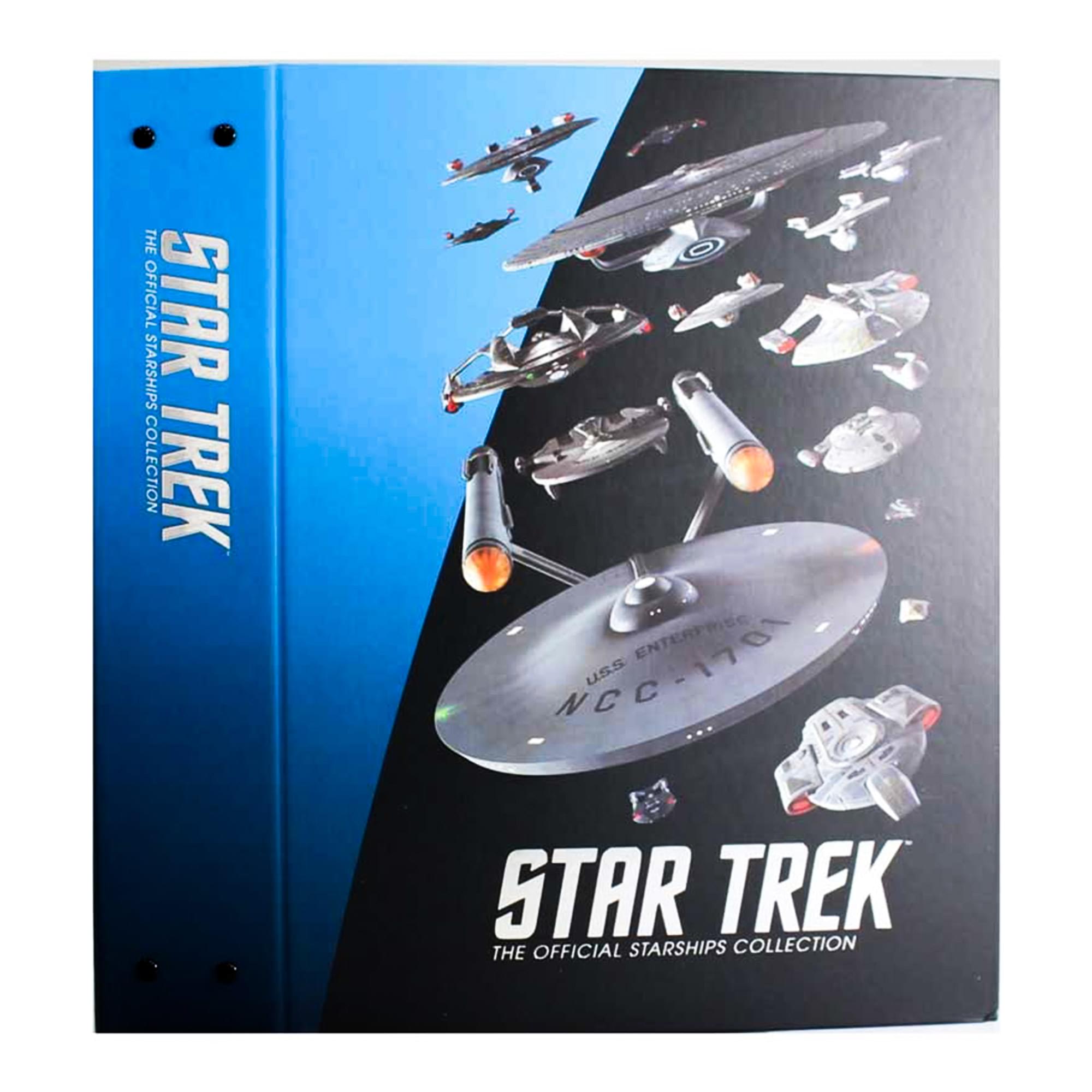 Eaglemoss Star Trek: Your Ultimate Federation Starship Collection Binder in Blue