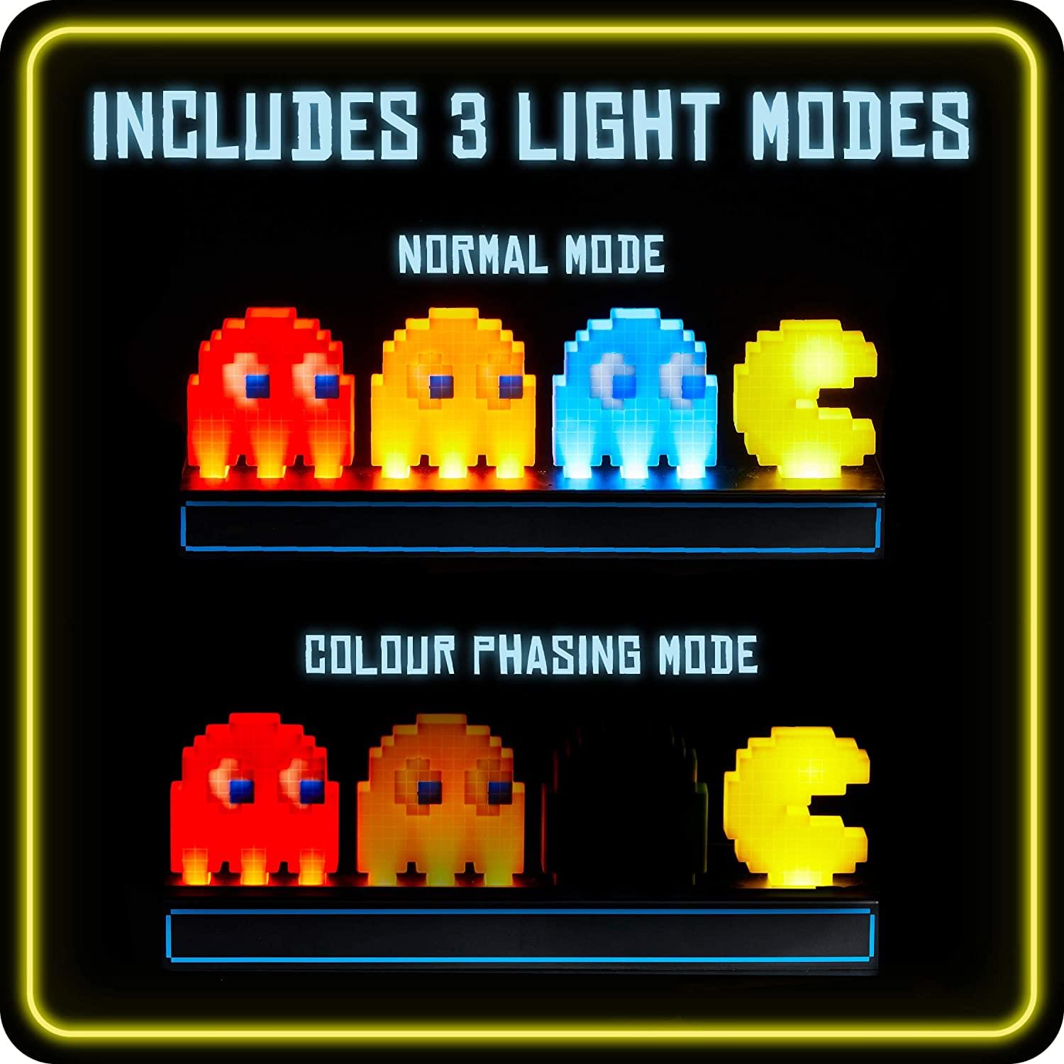 Pac-Man & Ghosts USB Night Light - Light Up Your World with Retro Gaming Fun