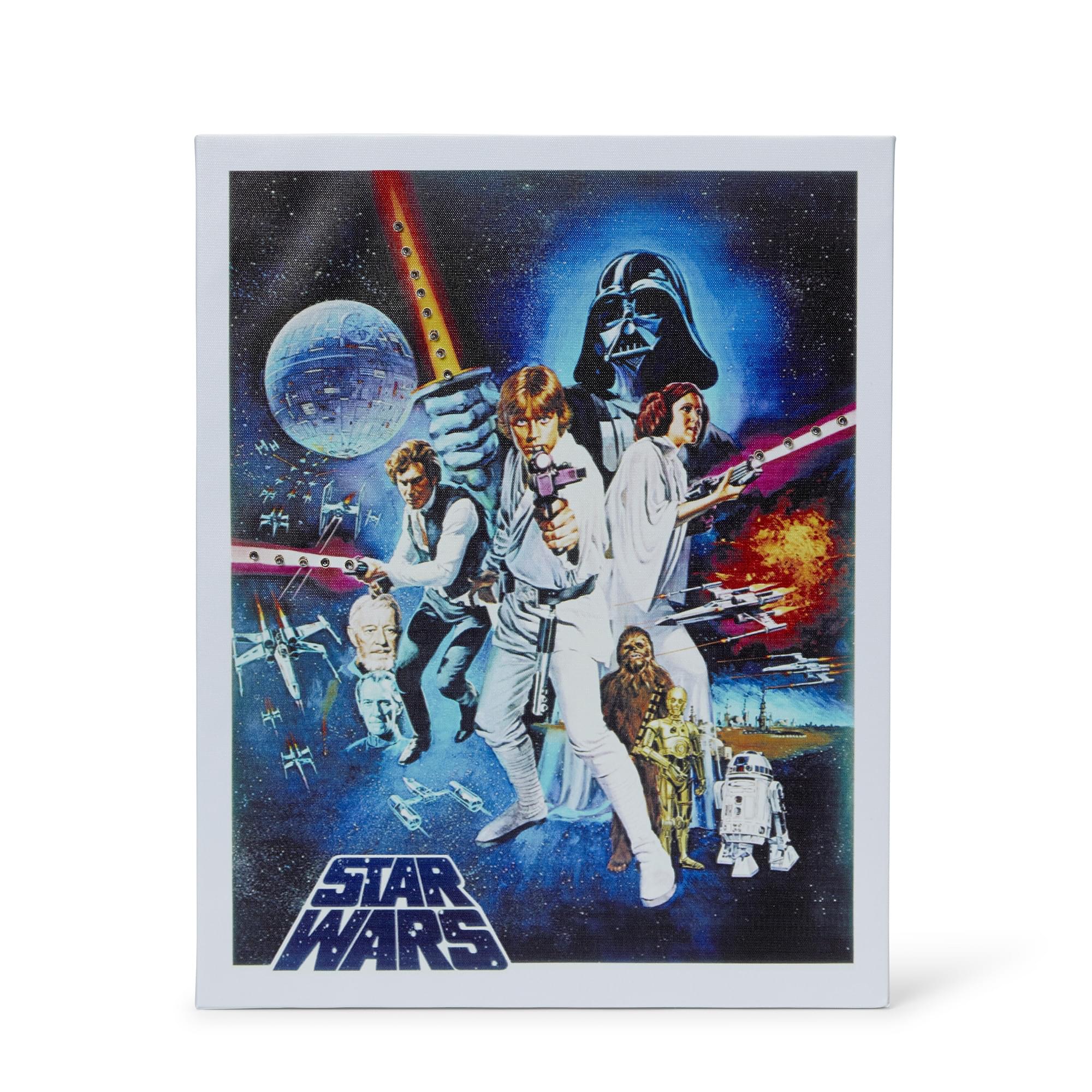 1977 Star Wars Episode IV: A New Hope Unframed 16x20 Wall Canvas Poster