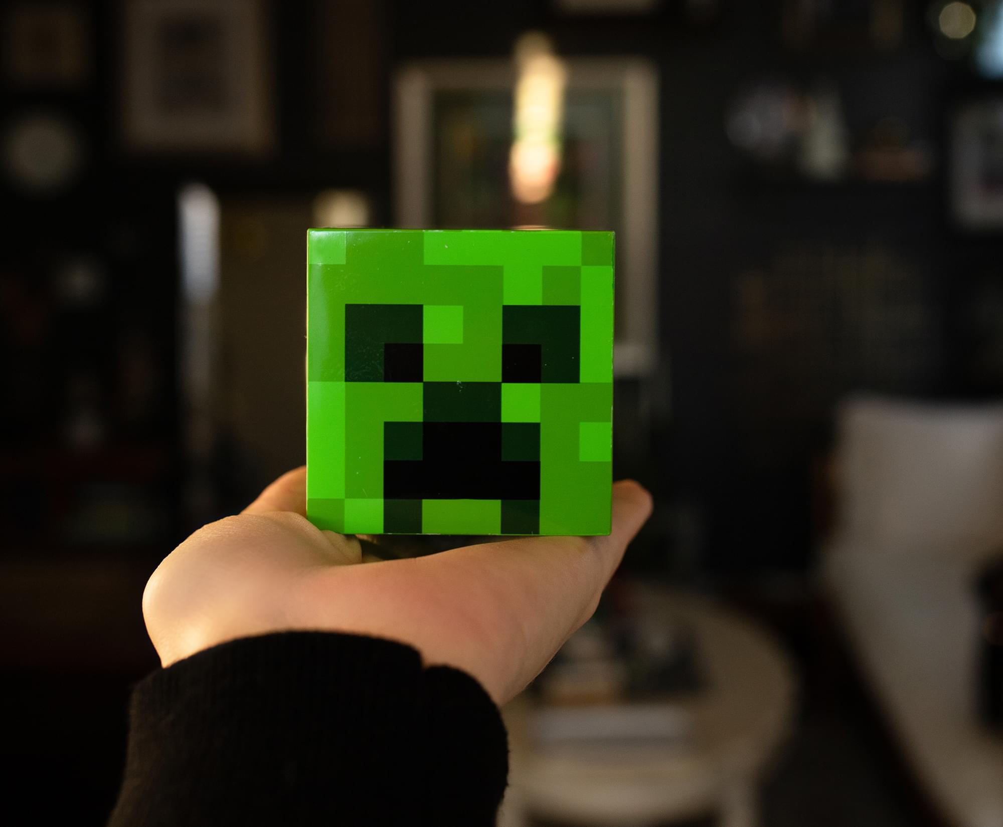 Minecraft Green Creeper Auto Dusk - Dawn Sensor Nightlight