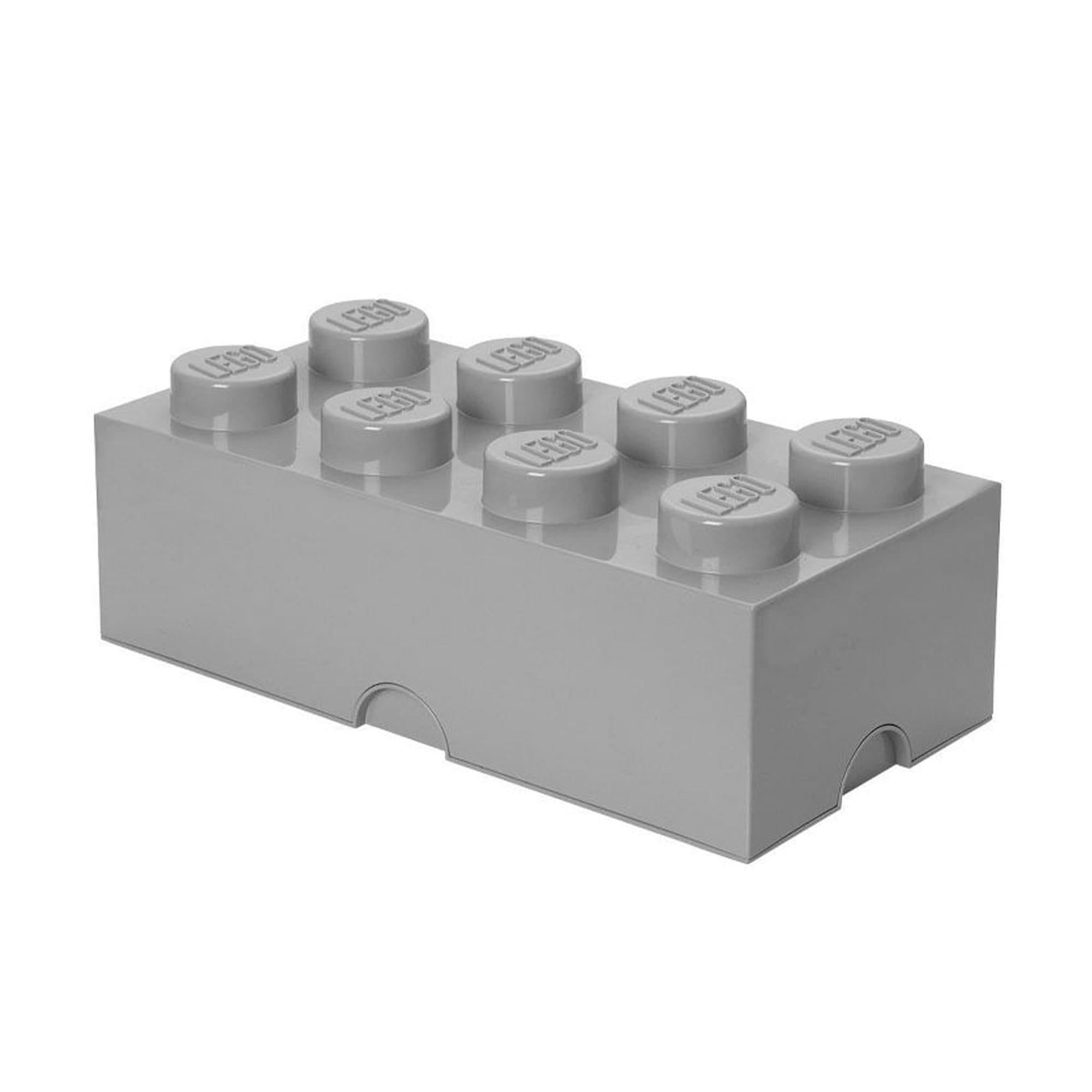 Fun and Functional LEGO Storage Brick in Stone Grey