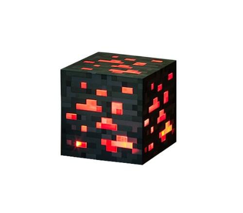 Illuminating Minecraft Redstone Ore Night Light