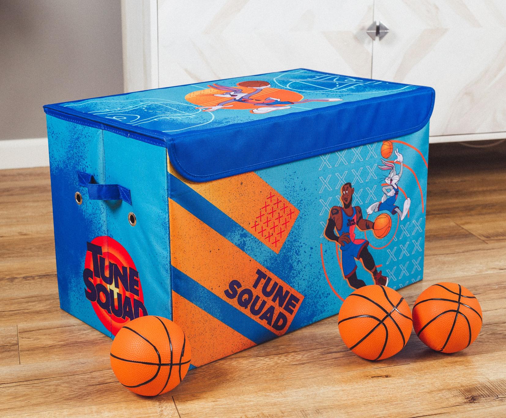Space Jam: A New Legacy Tune Squad Lid-On Collapsible Storage Bin - Keep Your Space Neat