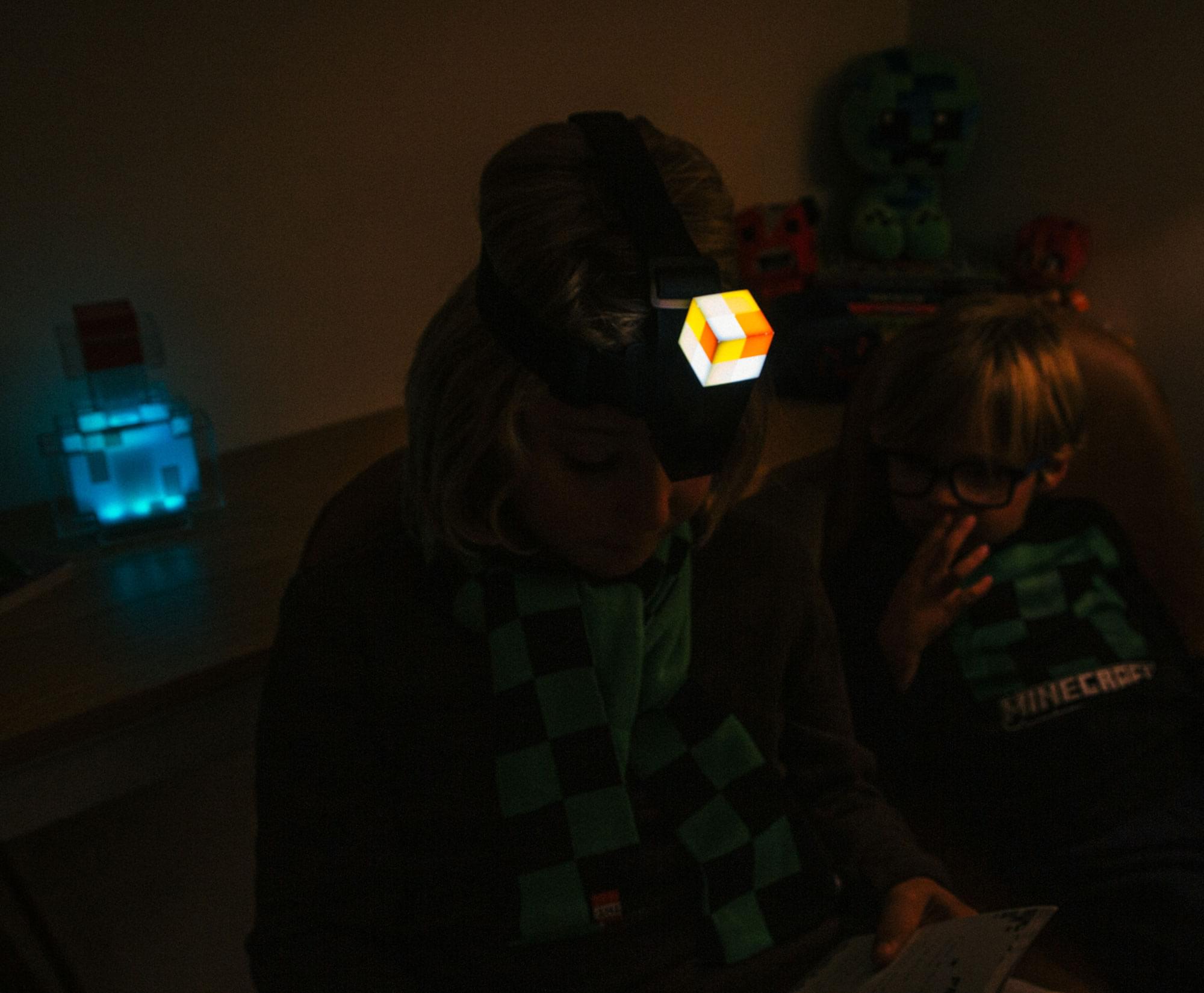 Minecraft Brownstone Torch Headlamp - Light Up Your Adventures