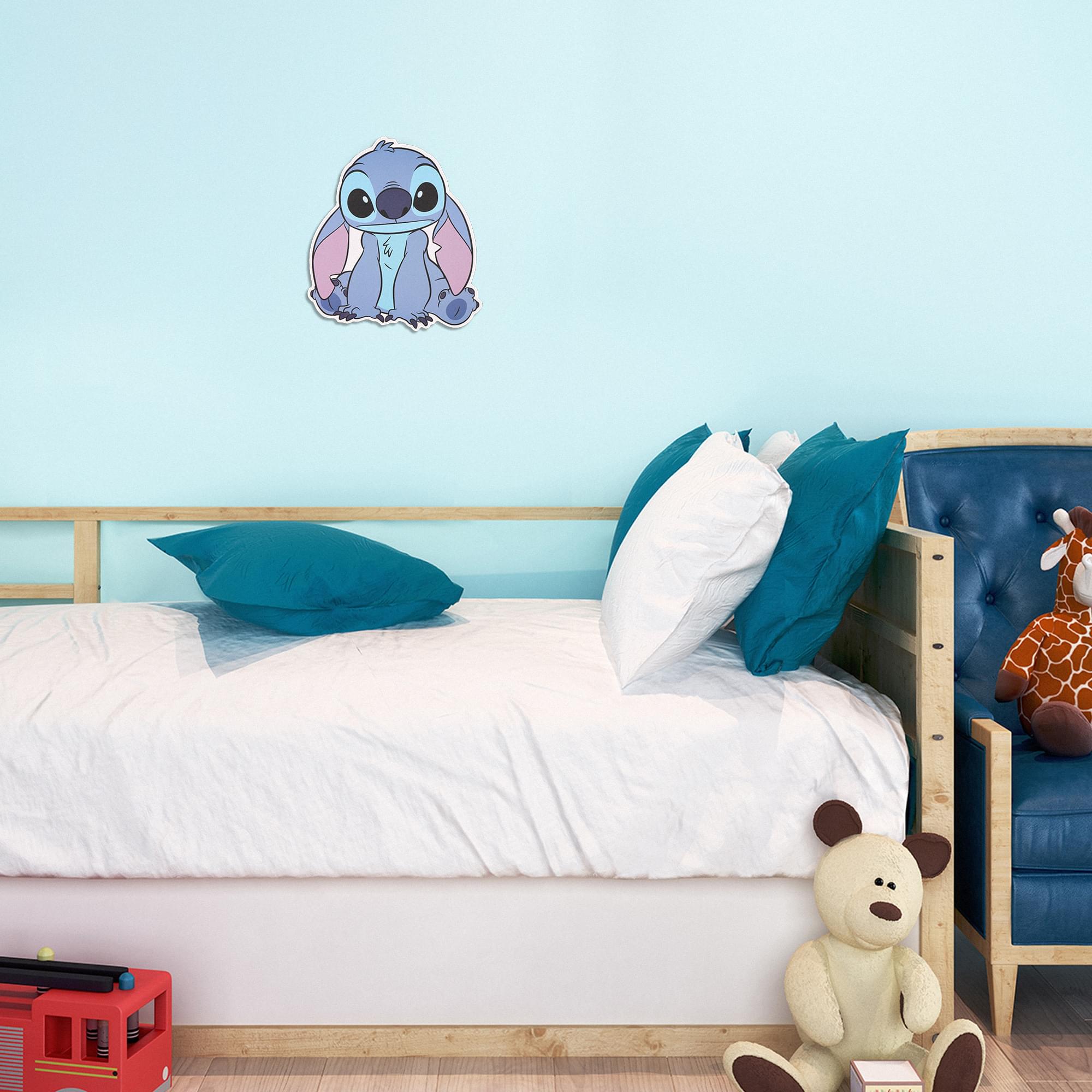 Enchanting Disney Lilo & Stitch Die-Cut Wooden Wall Art - 7x8 Inches