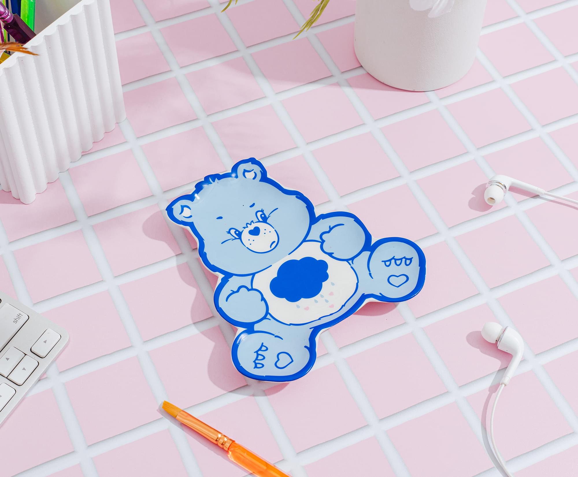 Care Bears Grumpy Bear Ceramic Trinket Tray - Keep Your Small Items Organized