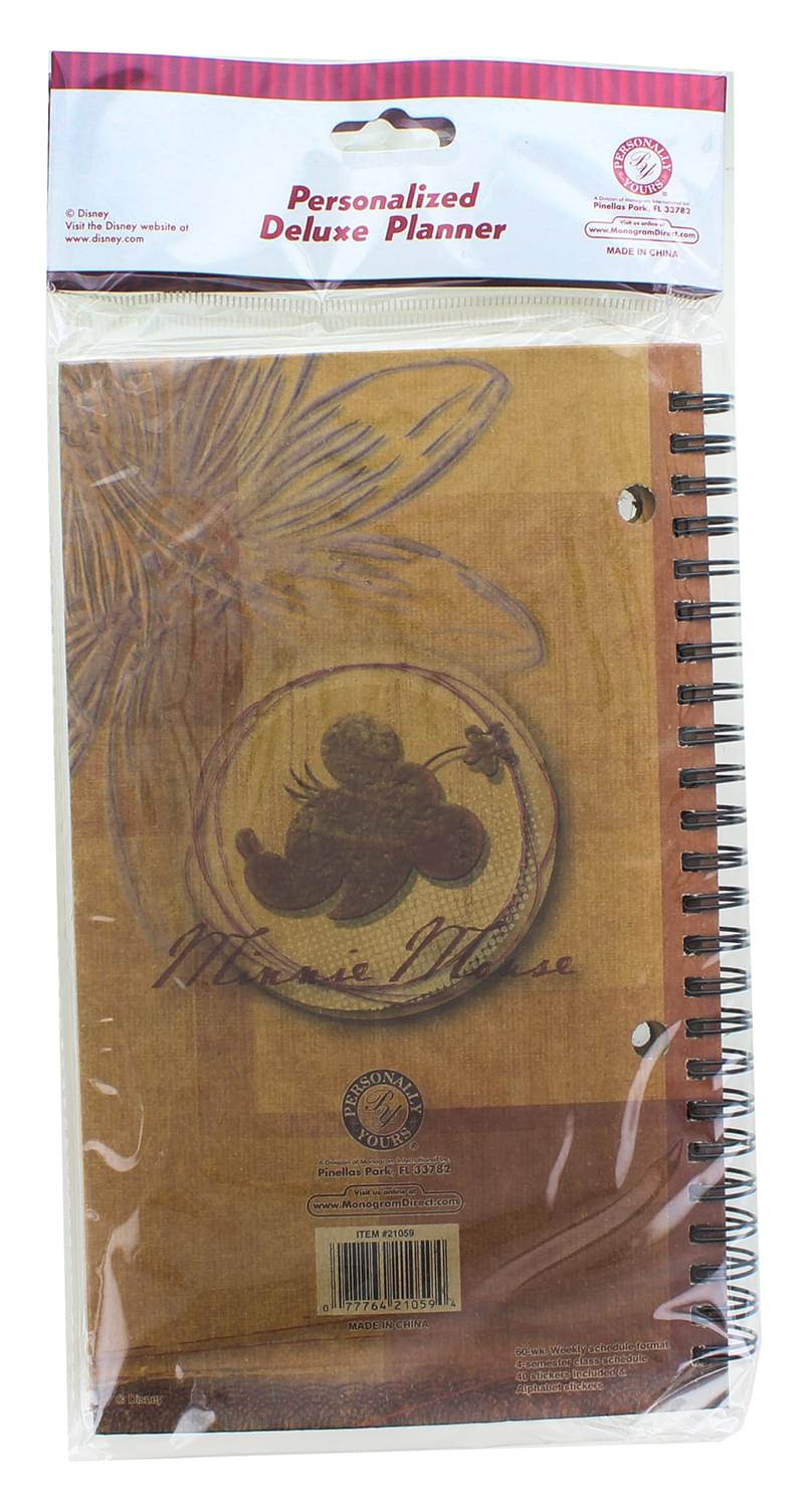 Magical Disney Retro Minnie & Mickey Mouse Personalized Deluxe Planner - Your Dream Planning Companion!