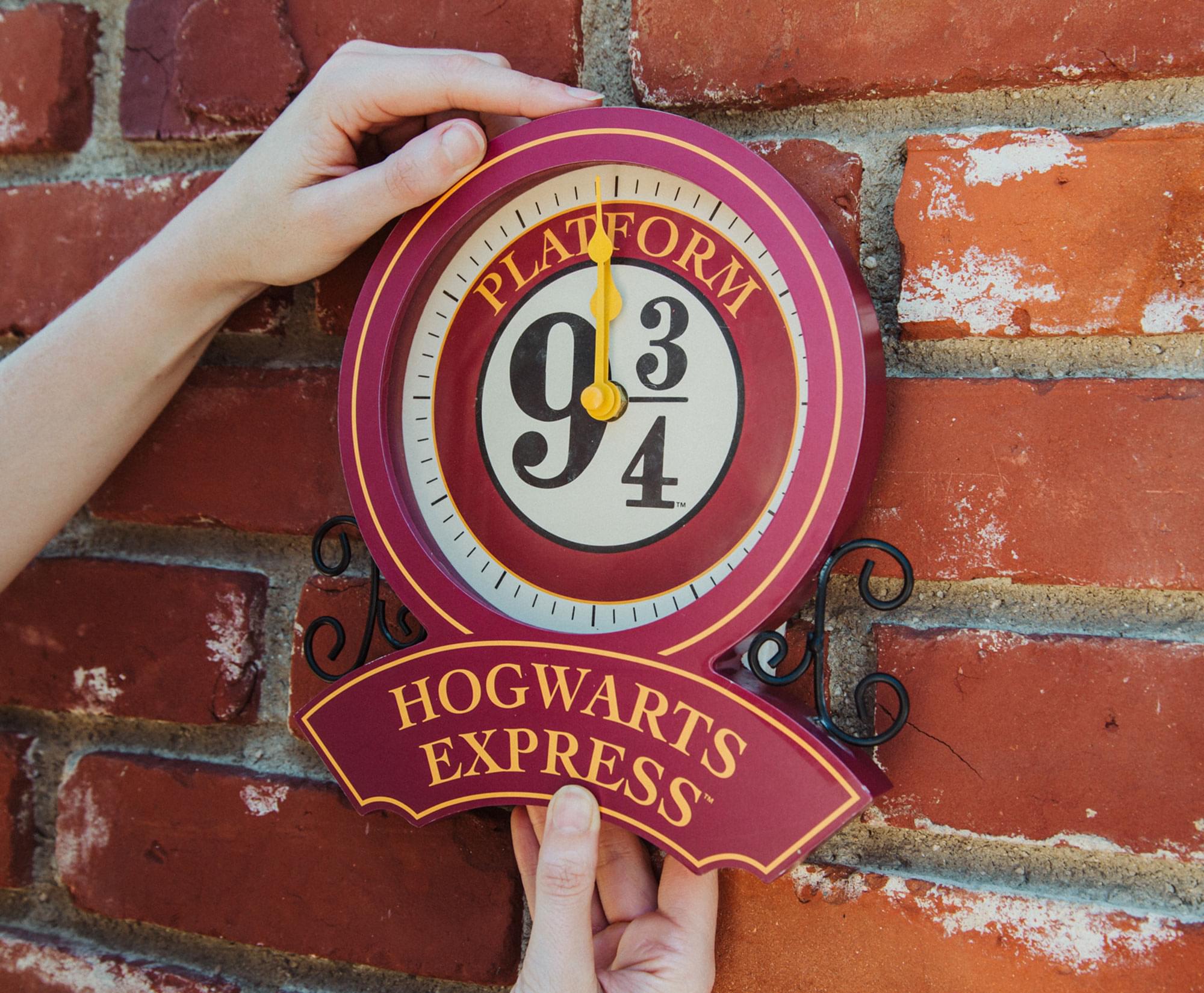 Harry Potter Hogwarts Express Platform 9 3/4 Desk Clock - Never Miss Your Magical Moments