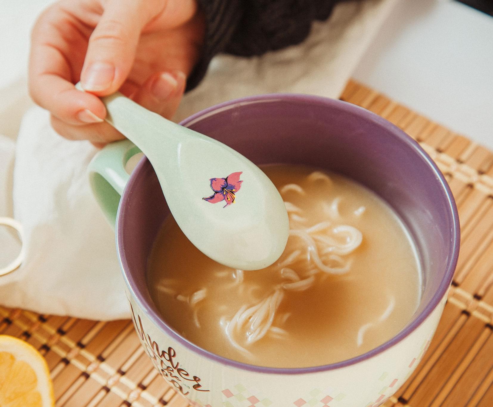 Disney's Enchanting The Little Mermaid Ariel Ceramic Soup Mug with Spoon - 24 Ounce Delight