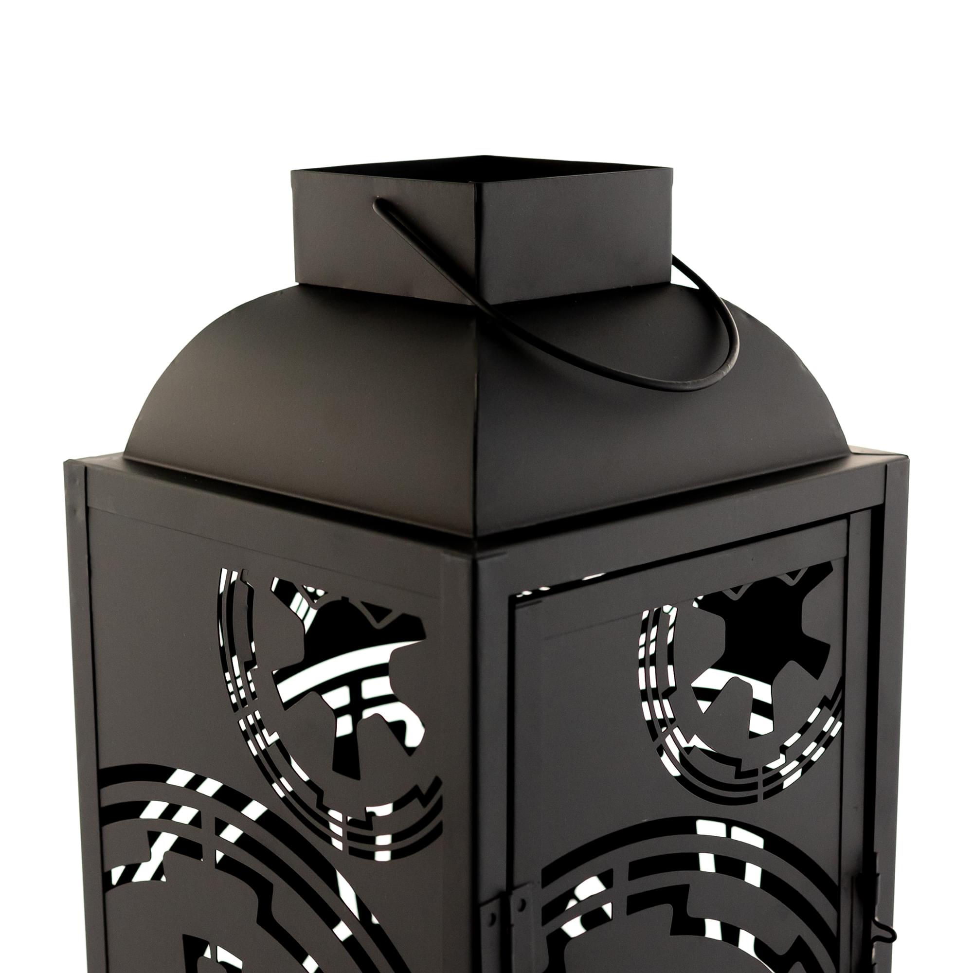 Star Wars Black Stamped Empire Imperial Symbol 14-Inch Lantern