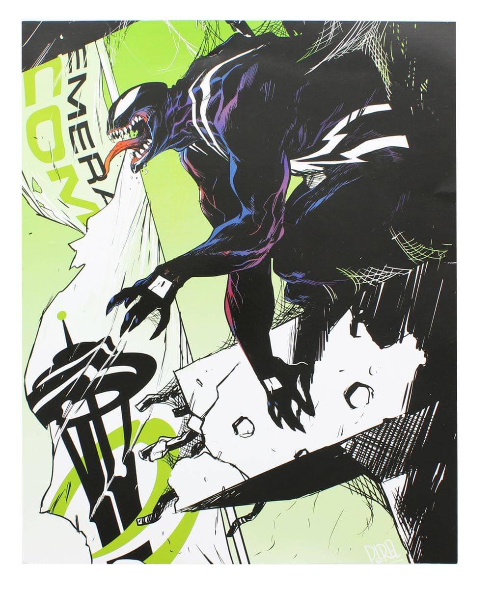 Exclusive Venom 8x10 Art Print by Ramon Perez from Emerald City Comic Con 2017 - A Must-Have for Fans!