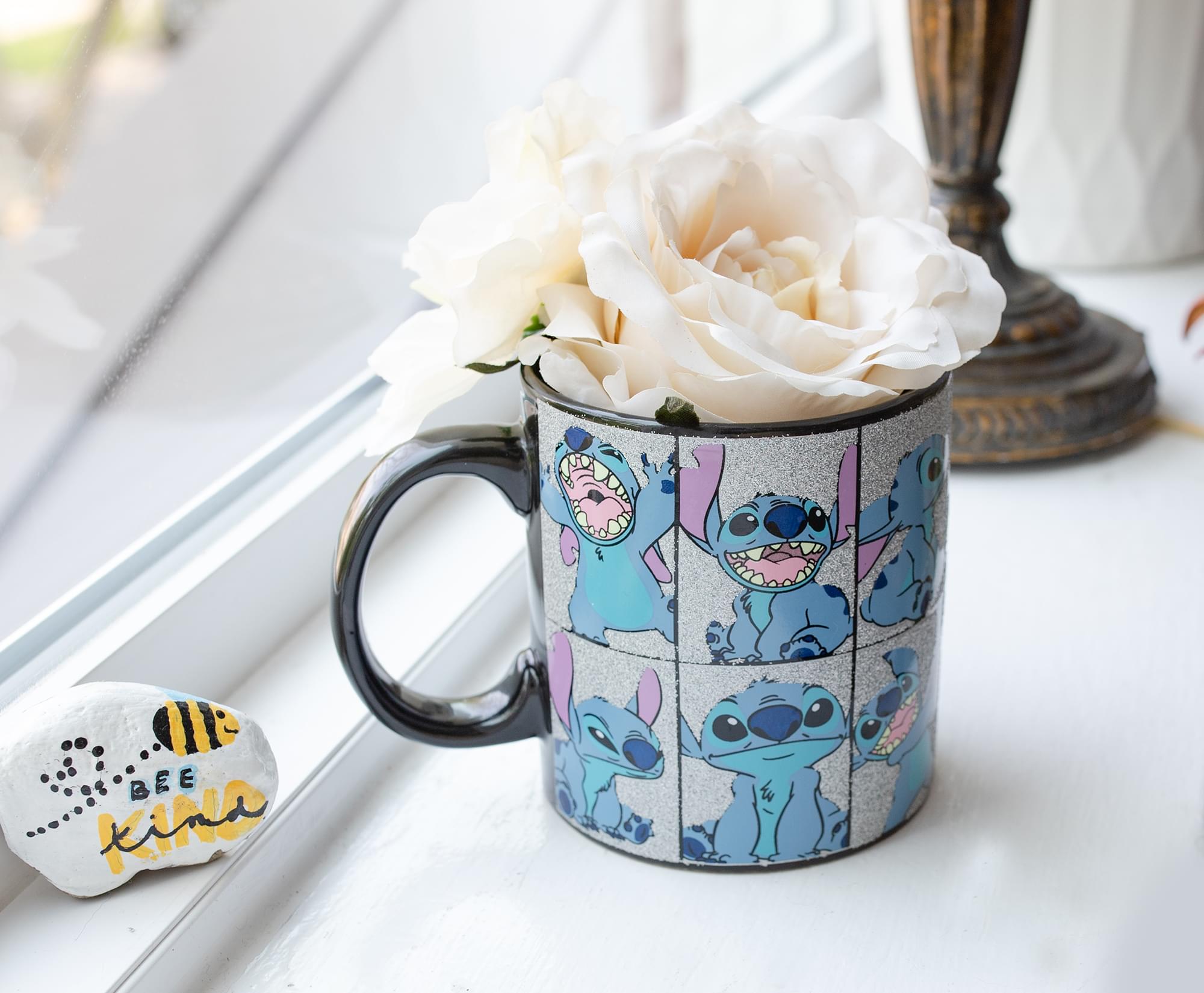 Sparkling Disney Lilo & Stitch Ceramic Mug - 20 Ounce