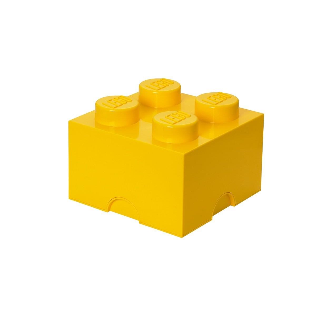 Fun and Functional LEGO Storage Brick - Bright Yellow