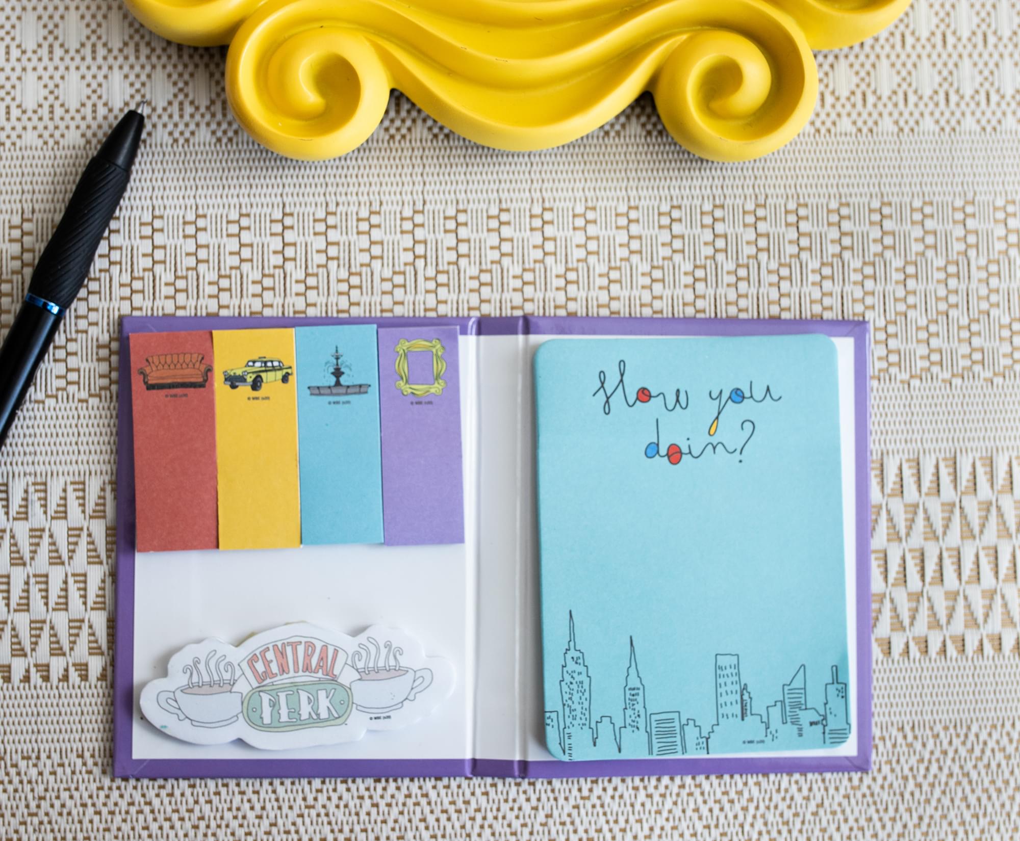 Friends-Inspired Sticky Note & Tab Box Set: Keep the Comedy Close
