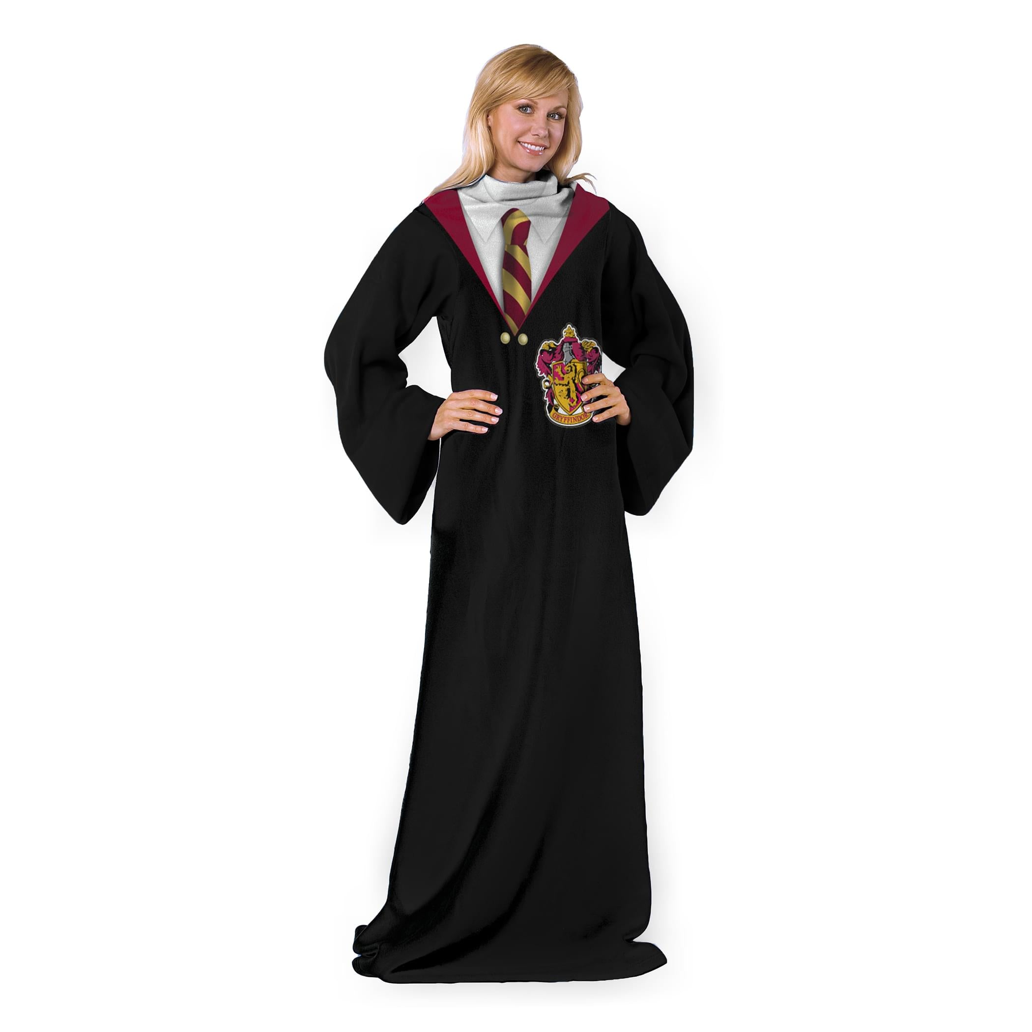Cozy Harry Potter Hogwarts Rules Adult Silk Touch Throw with Sleeves