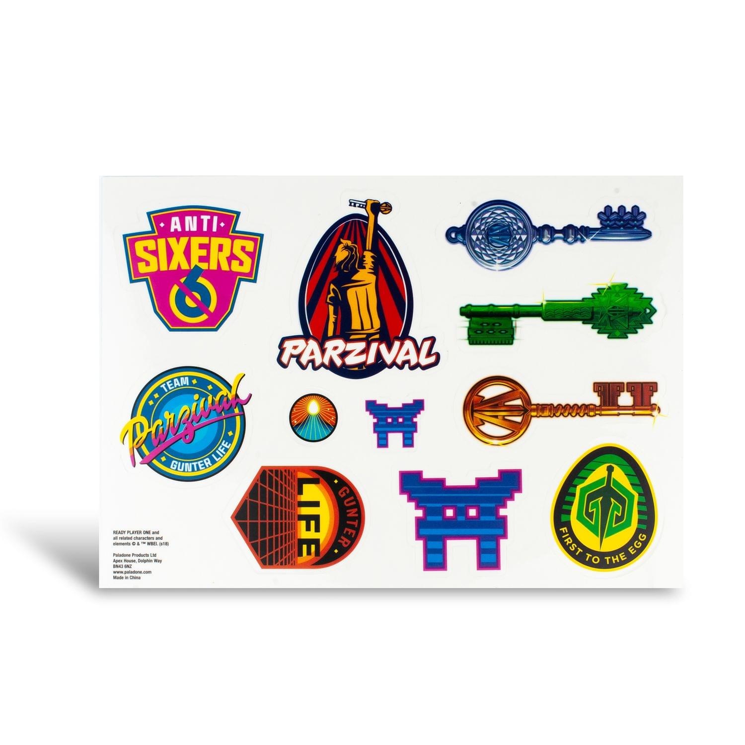 Epic Ready Player One Vinyl Gadget Decal Sticker Pack