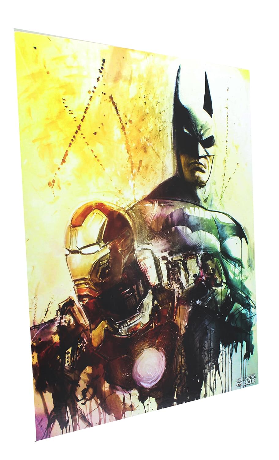 Epic Pop Culture Fusion: Batman & Iron Man 8x10 Inch Limited Edition Art Print by Rob Prior