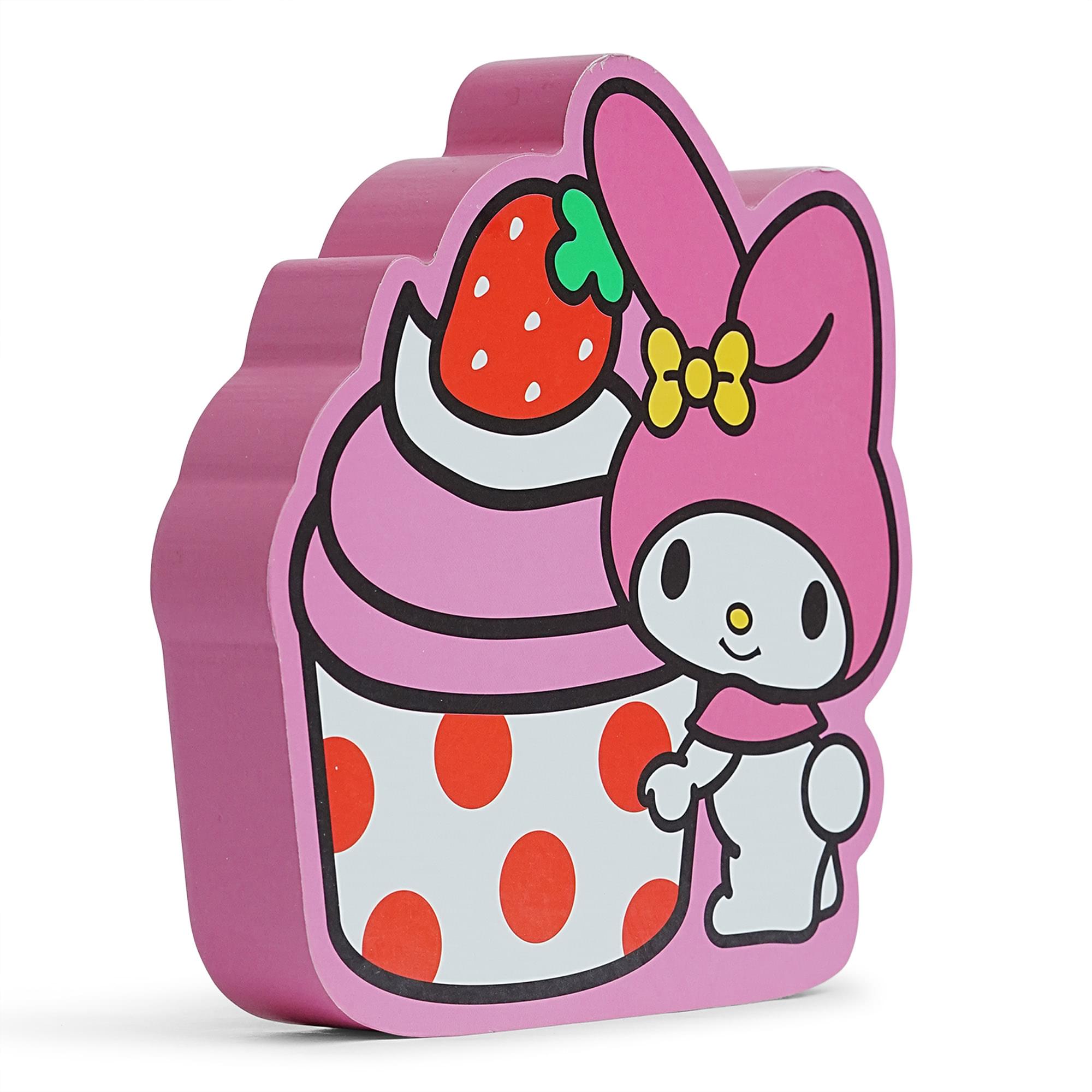 Sanrio My Melody Strawberry Cupcake Wall Art Sign - 7 x 8 Inches: Sweeten Your Space