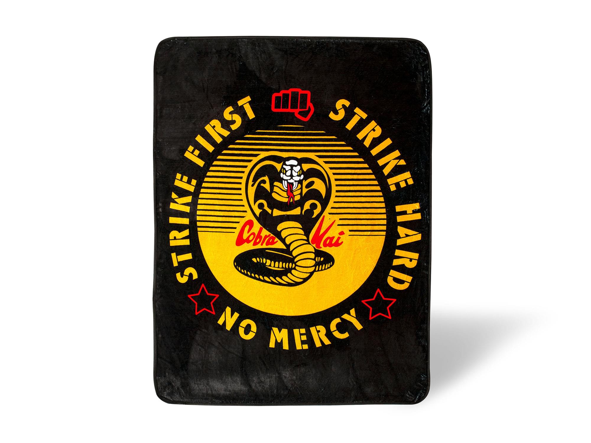 Cobra Kai 'Strike First' Ultra-Soft Fleece Throw Blanket - 45x60 Inches