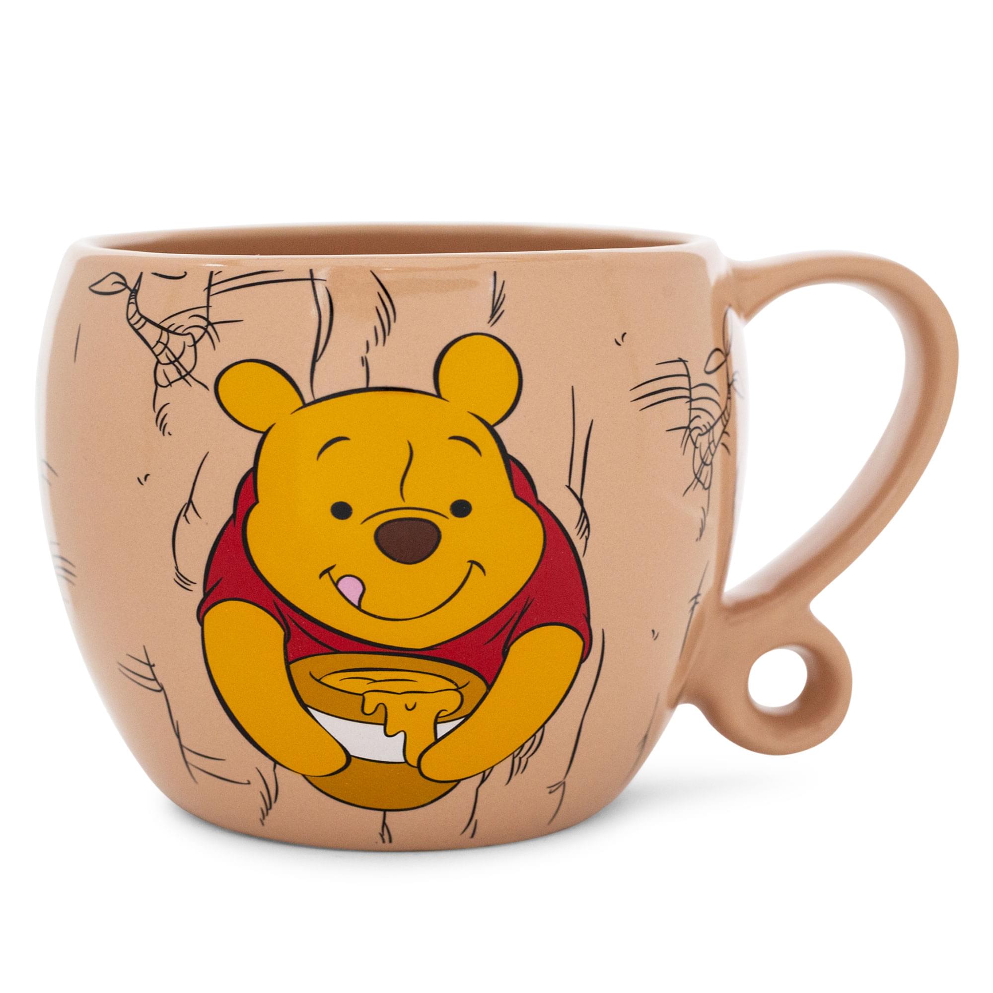 Disney Winnie the Pooh Ceramic Coffee Cup with Loop Handle - Sweet Delight