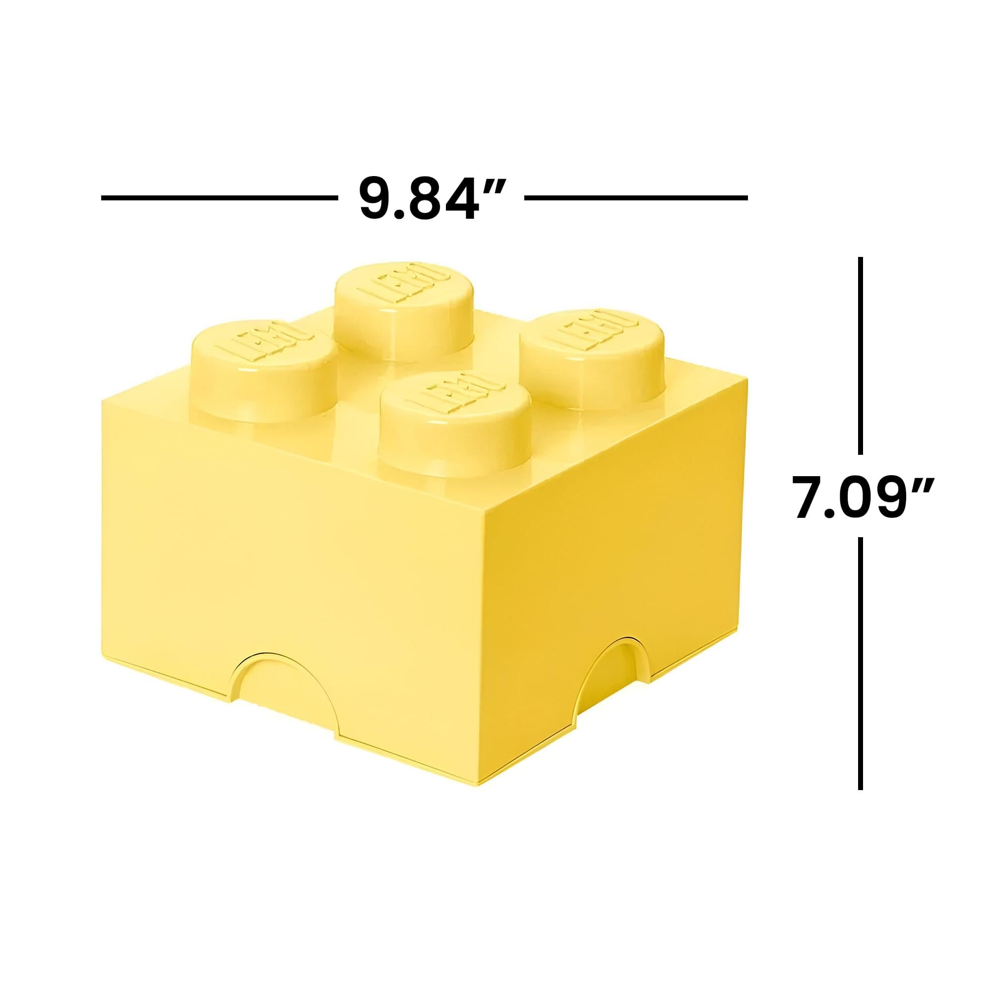 Cool Yellow LEGO Storage Brick - Keep Your Toys Organized and Have Fun!