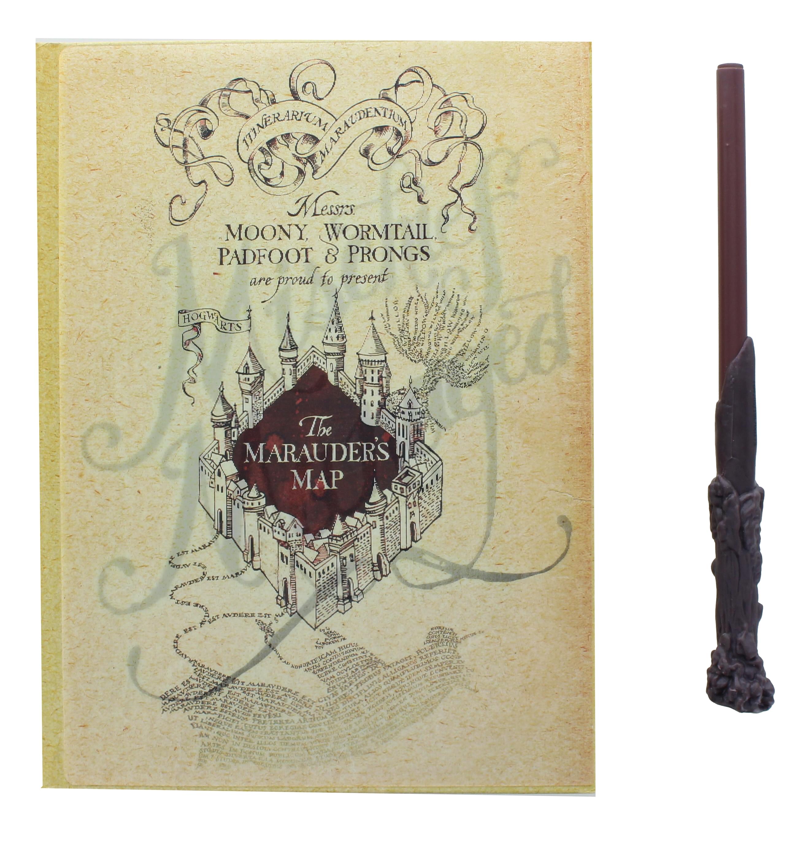 Unleash Your Mischief with the Harry Potter Marauder's Map Journal and Wand Pen Set