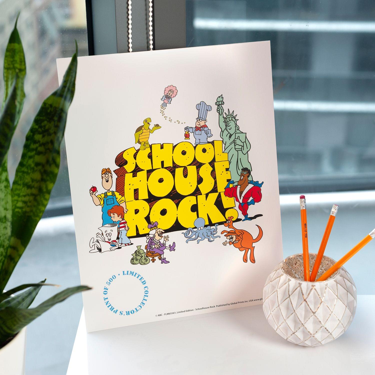 Exclusive SDCC Schoolhouse Rock 11x14 Print Poster - A Blast from the Past!