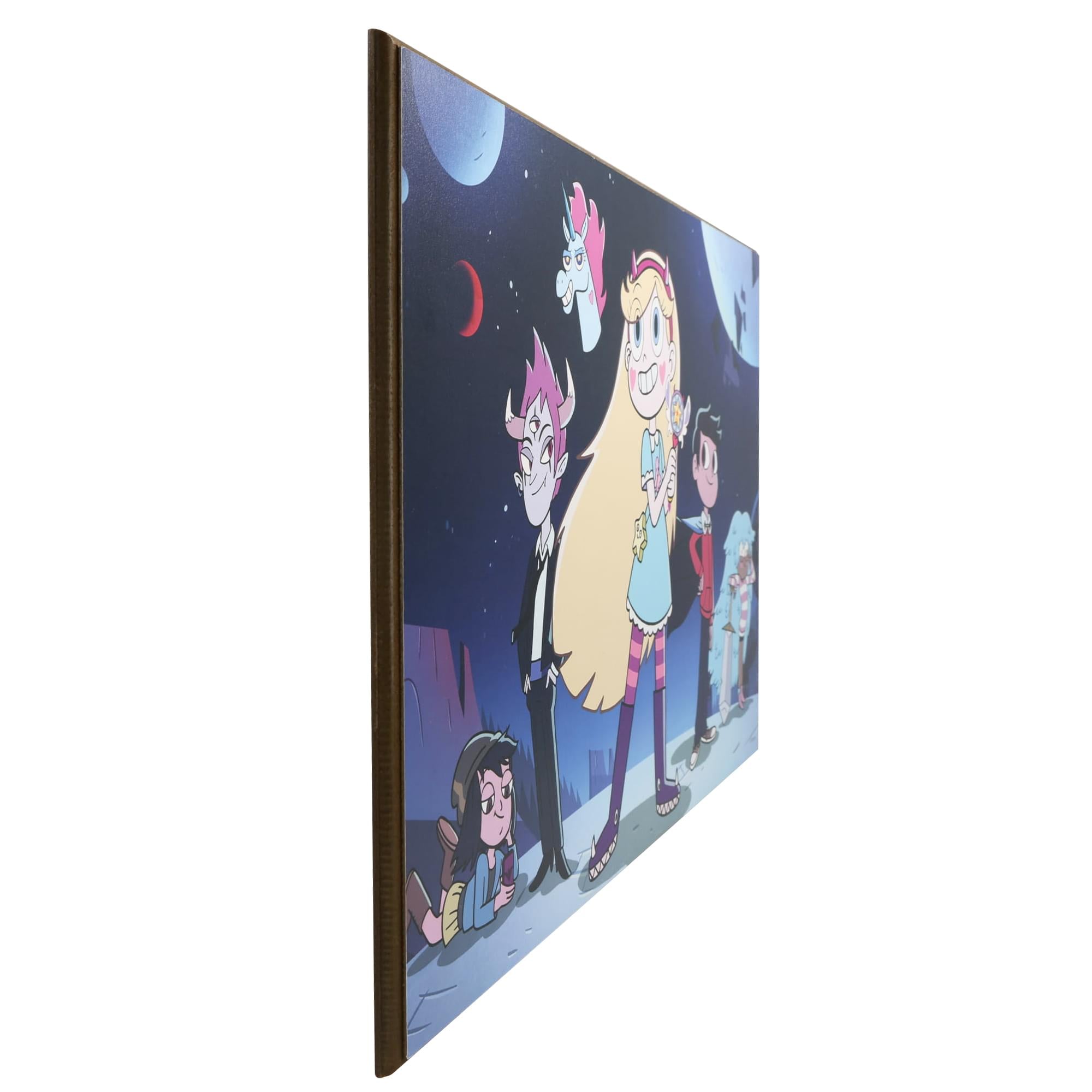 Enchanting Disney Star Vs The Forces Of Evil 13 x 19 Inch MDF Wood Wall Art