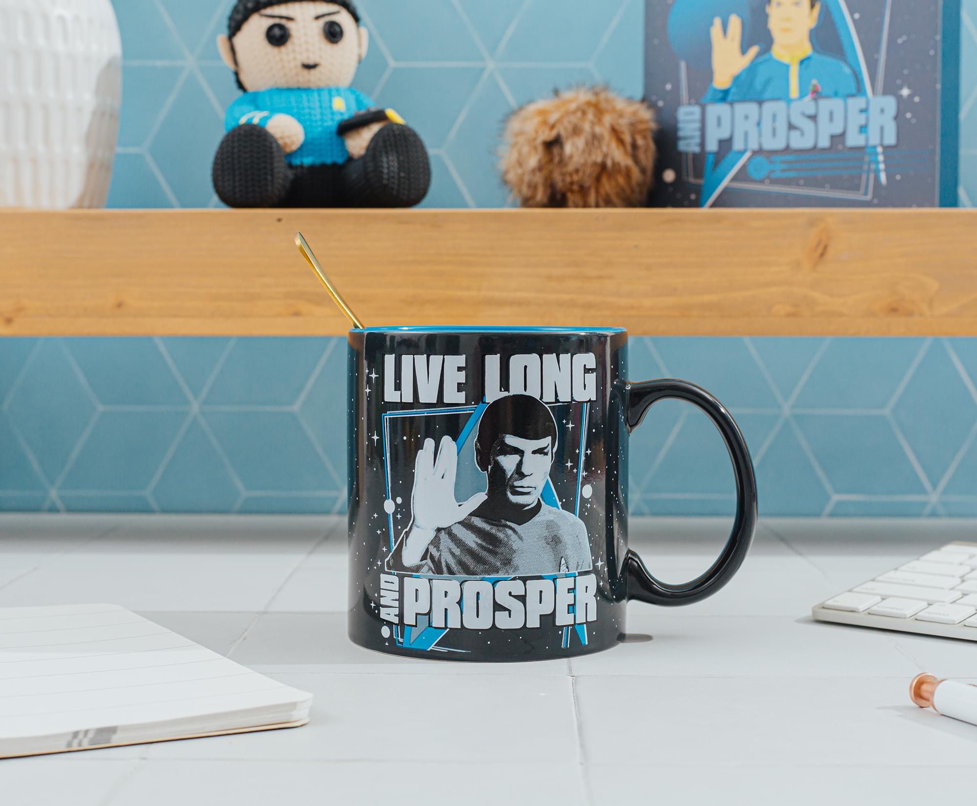 Live Long and Prosper: Star Trek Original Series Spock Ceramic Mug