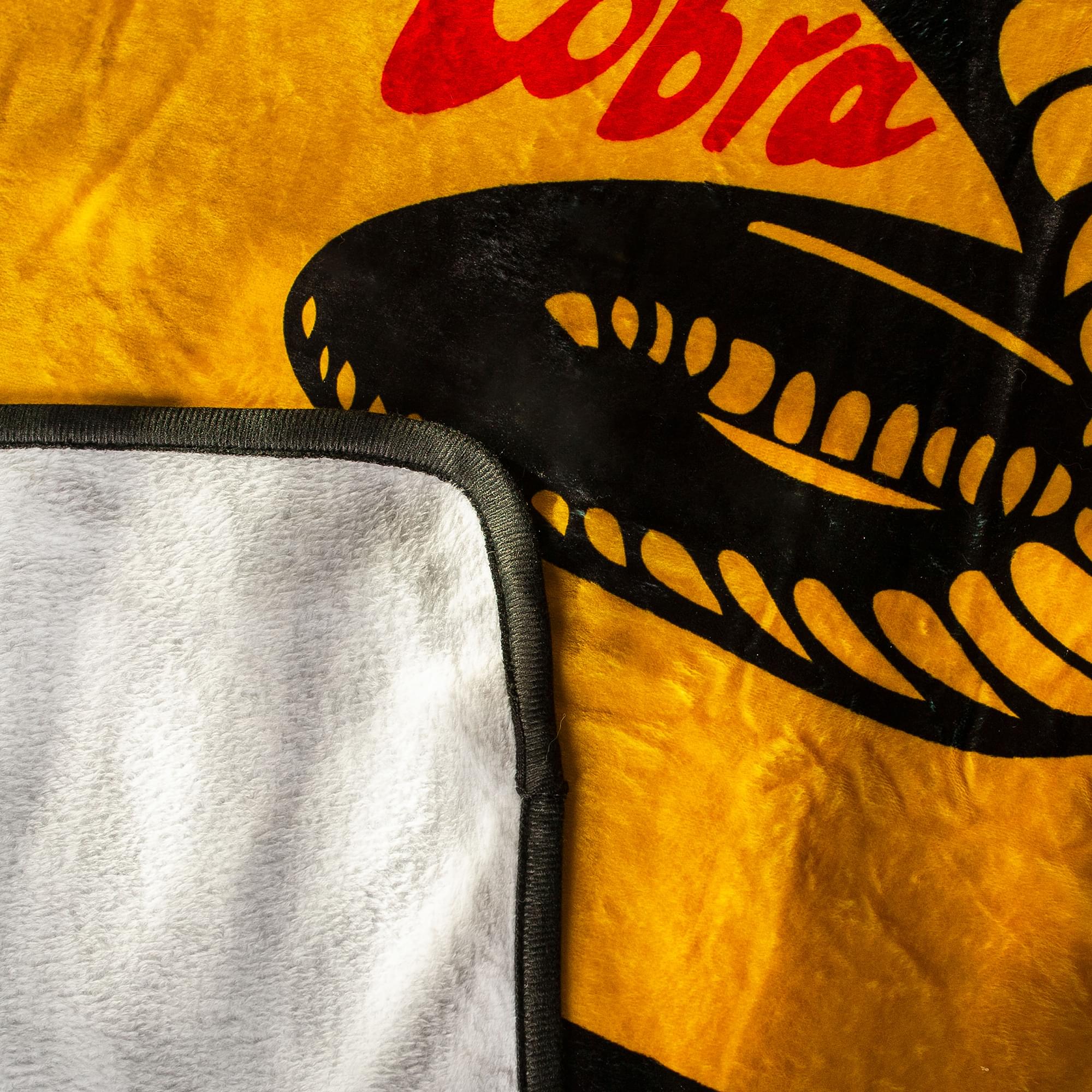 Cobra Kai 'Strike First' Ultra-Soft Fleece Throw Blanket - 45x60 Inches