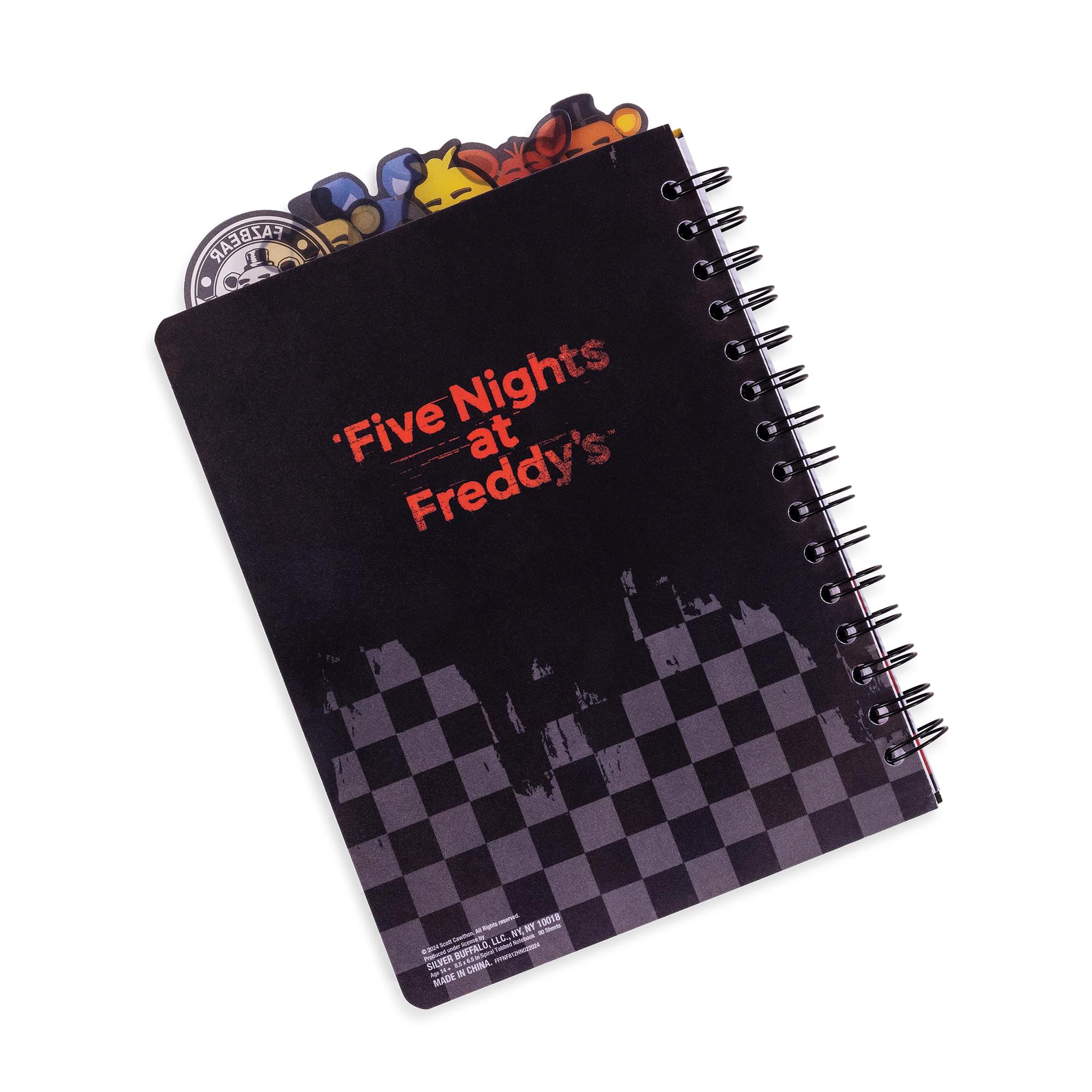 Five Nights At Freddy's: Special Delivery Party-Ready 6-Tab Spiral Notebook