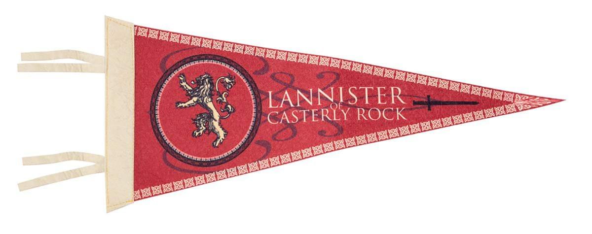 Game of Thrones 8.5x21 House Lannister Wall Pennant - Show Your Loyalty Now!