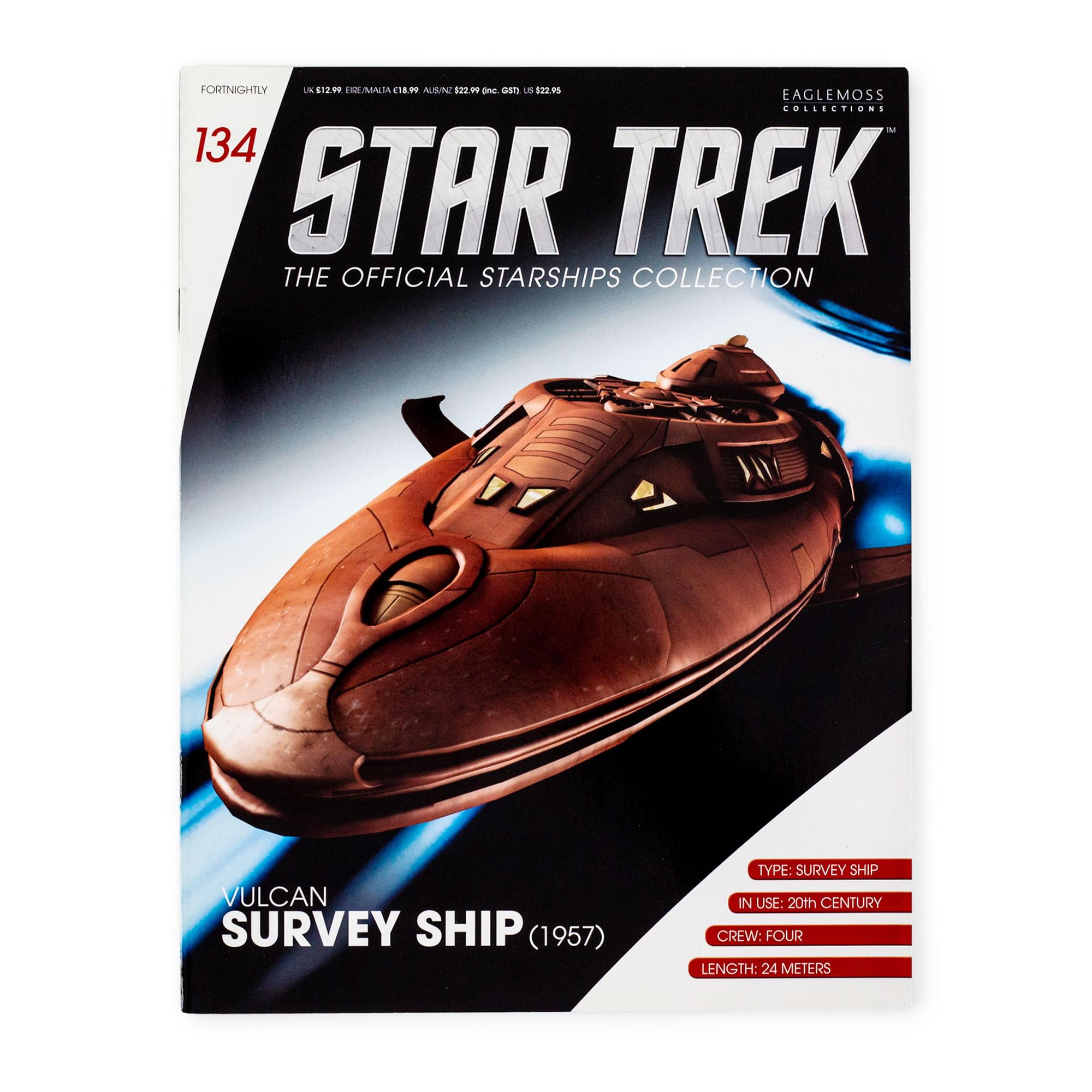 Eaglemoss Star Trek: The Astonishing Vulcan Survey Ship Magazine