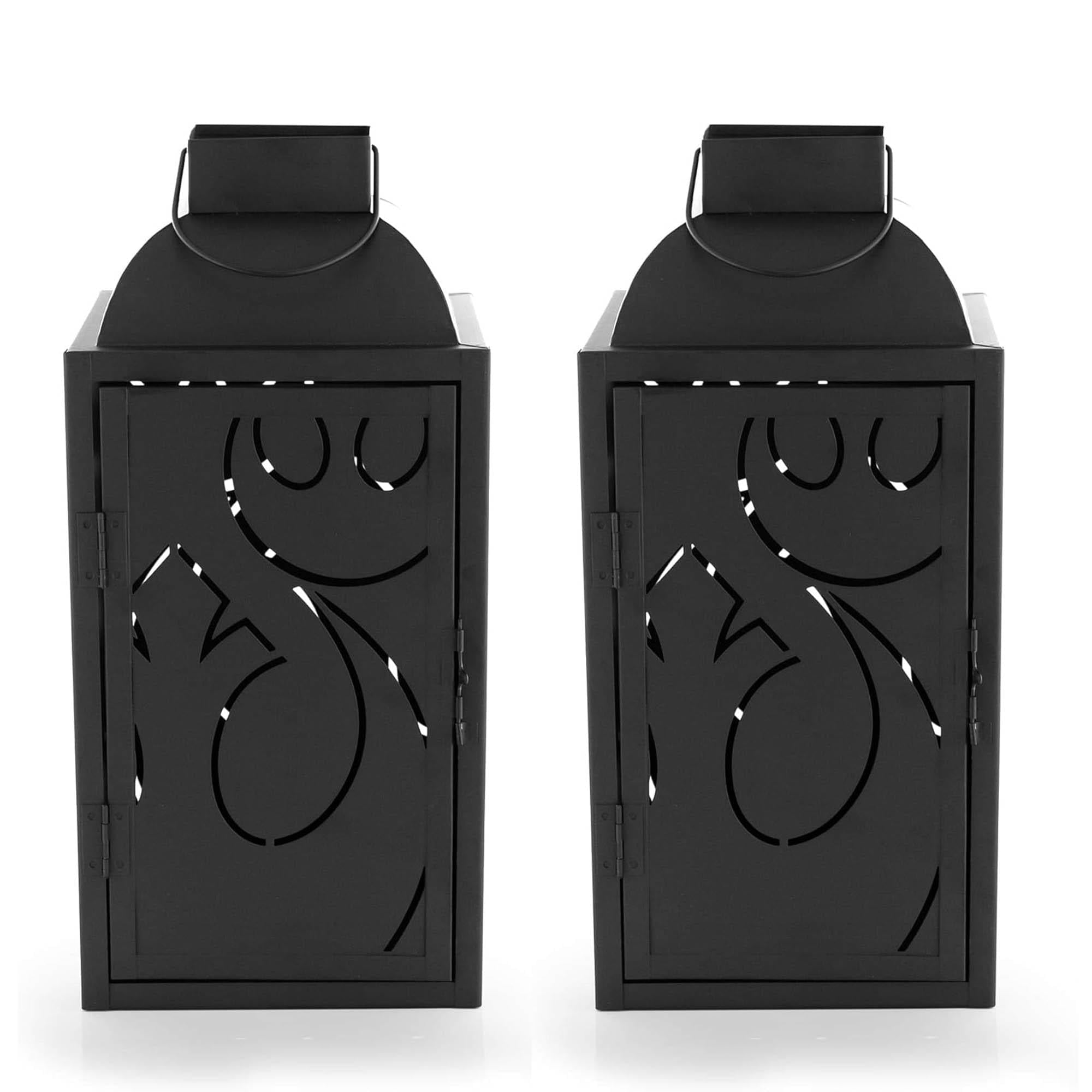 Stunning Star Wars Black Stamped Lantern Set - Rebel Insignia, 14 Inches! Get Yours Now!