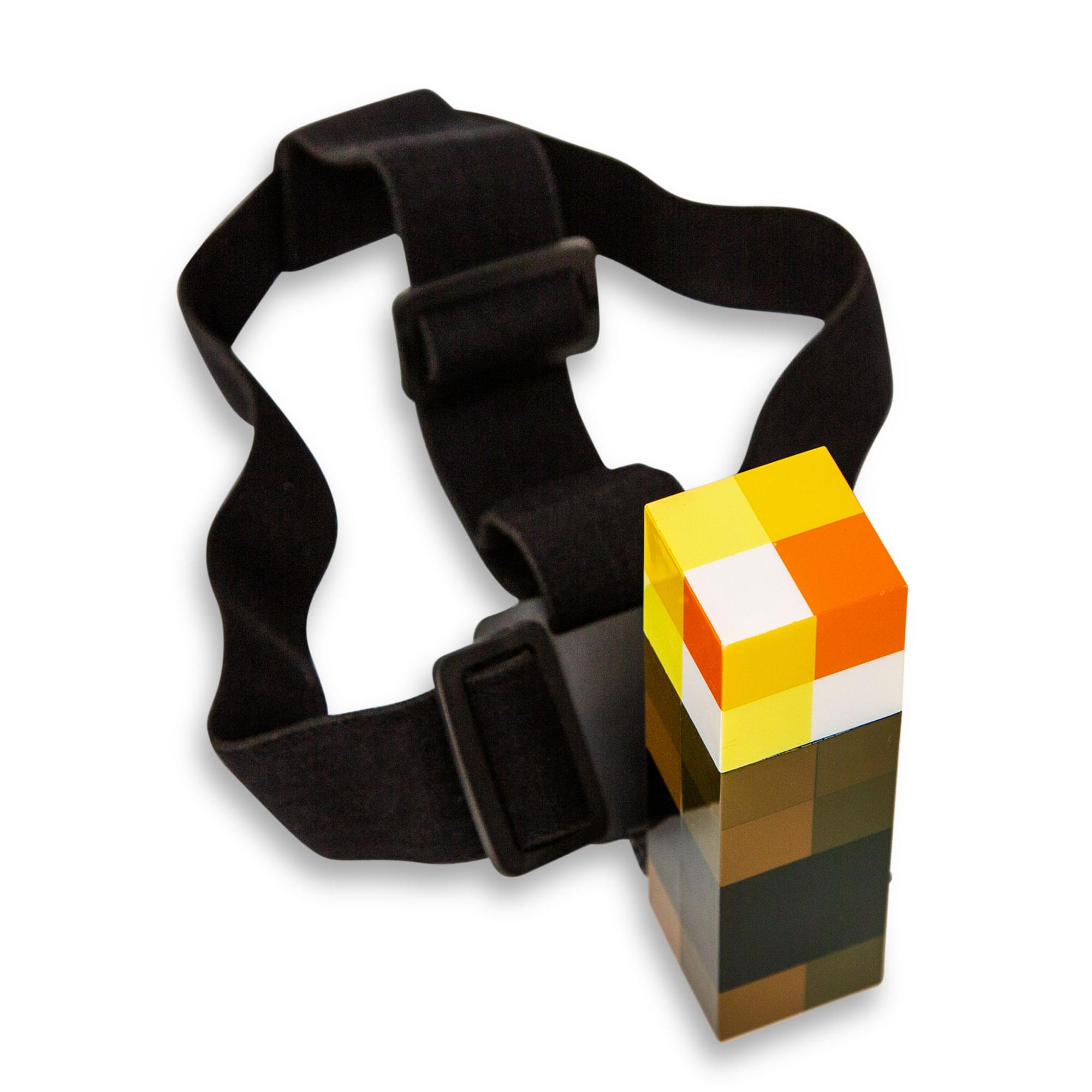 Minecraft Brownstone Torch Headlamp - Light Up Your Adventures