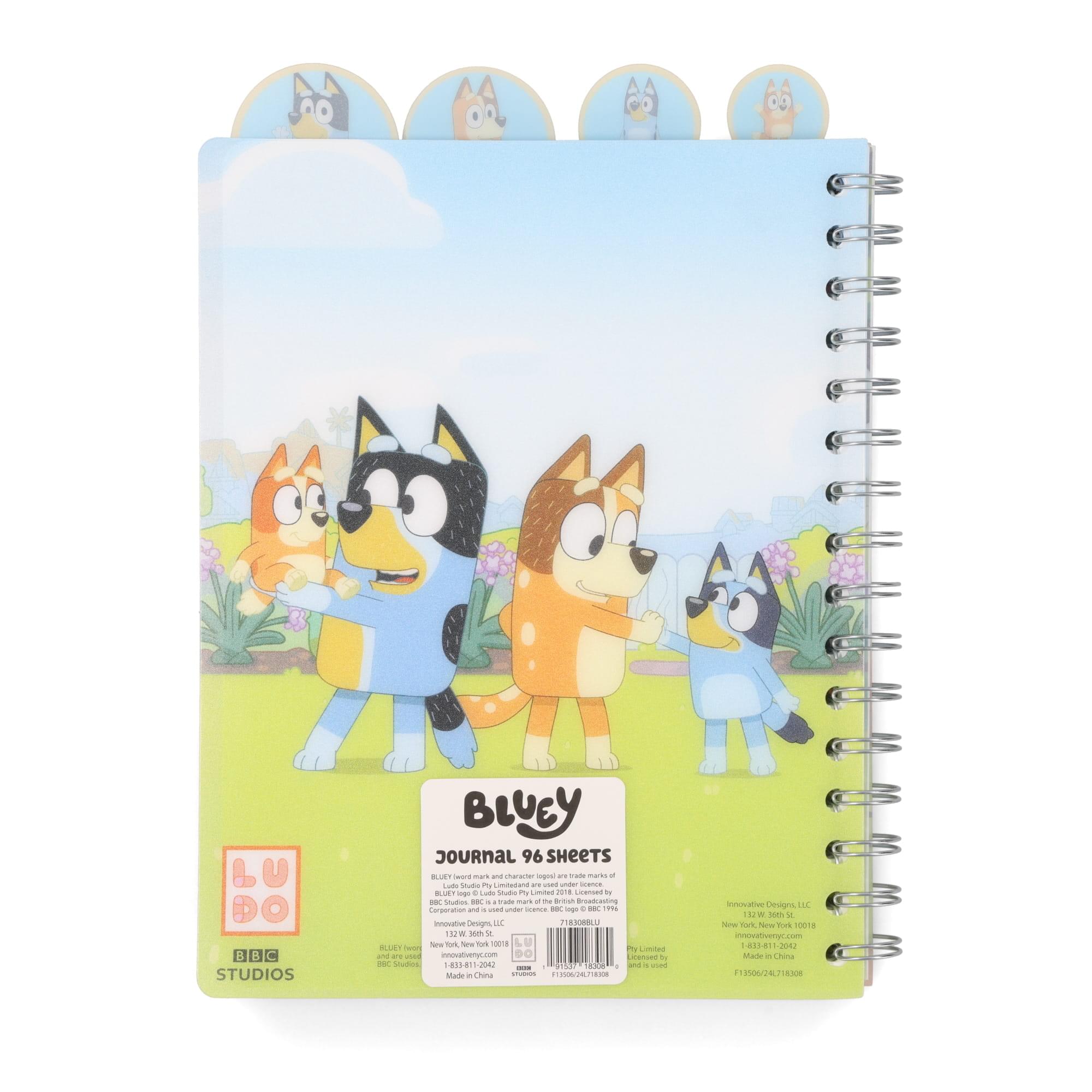Bluey 4 - Tab Spiral Notebook: Your Adventure Journal