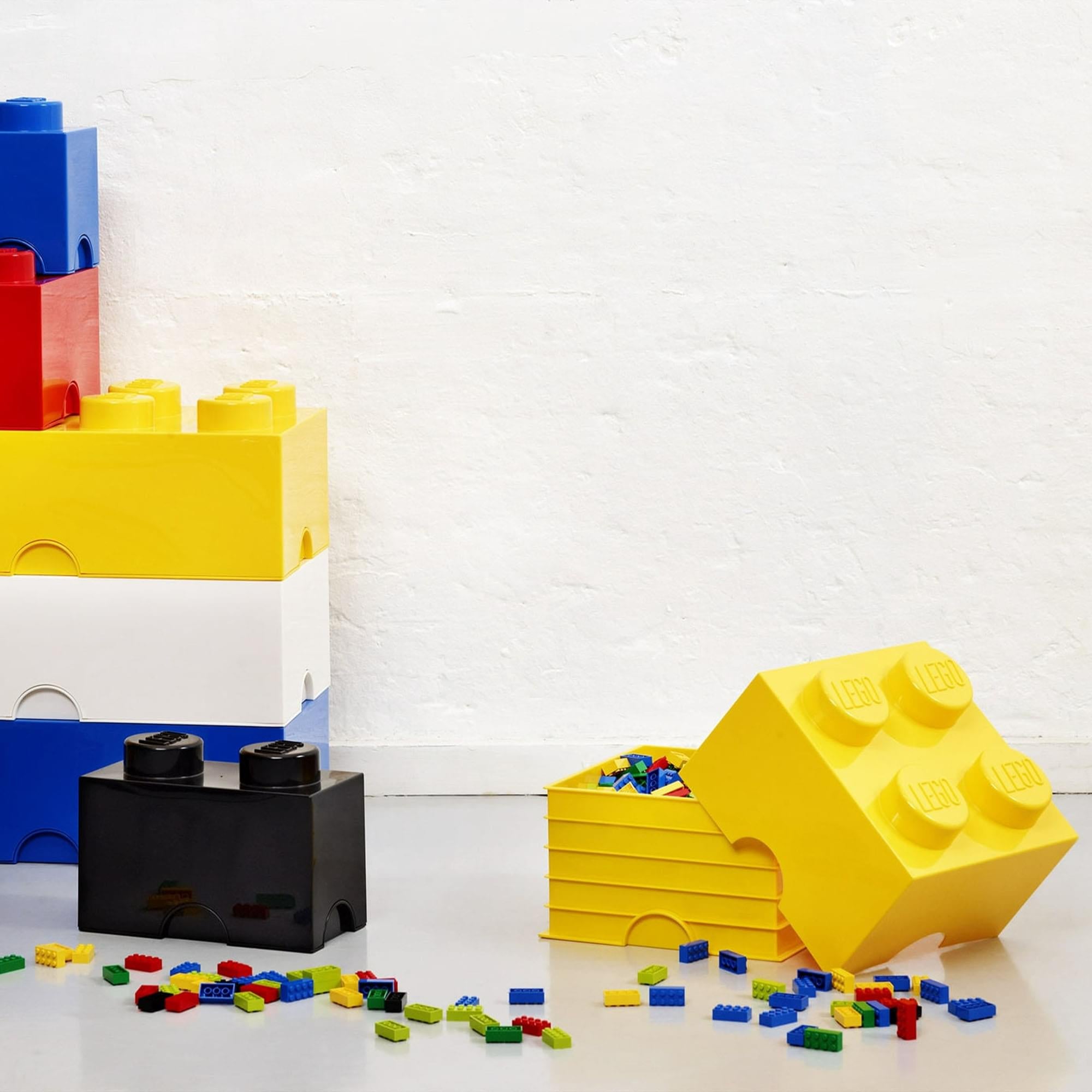 Cool Yellow LEGO Storage Brick - Keep Your Toys Organized and Have Fun!