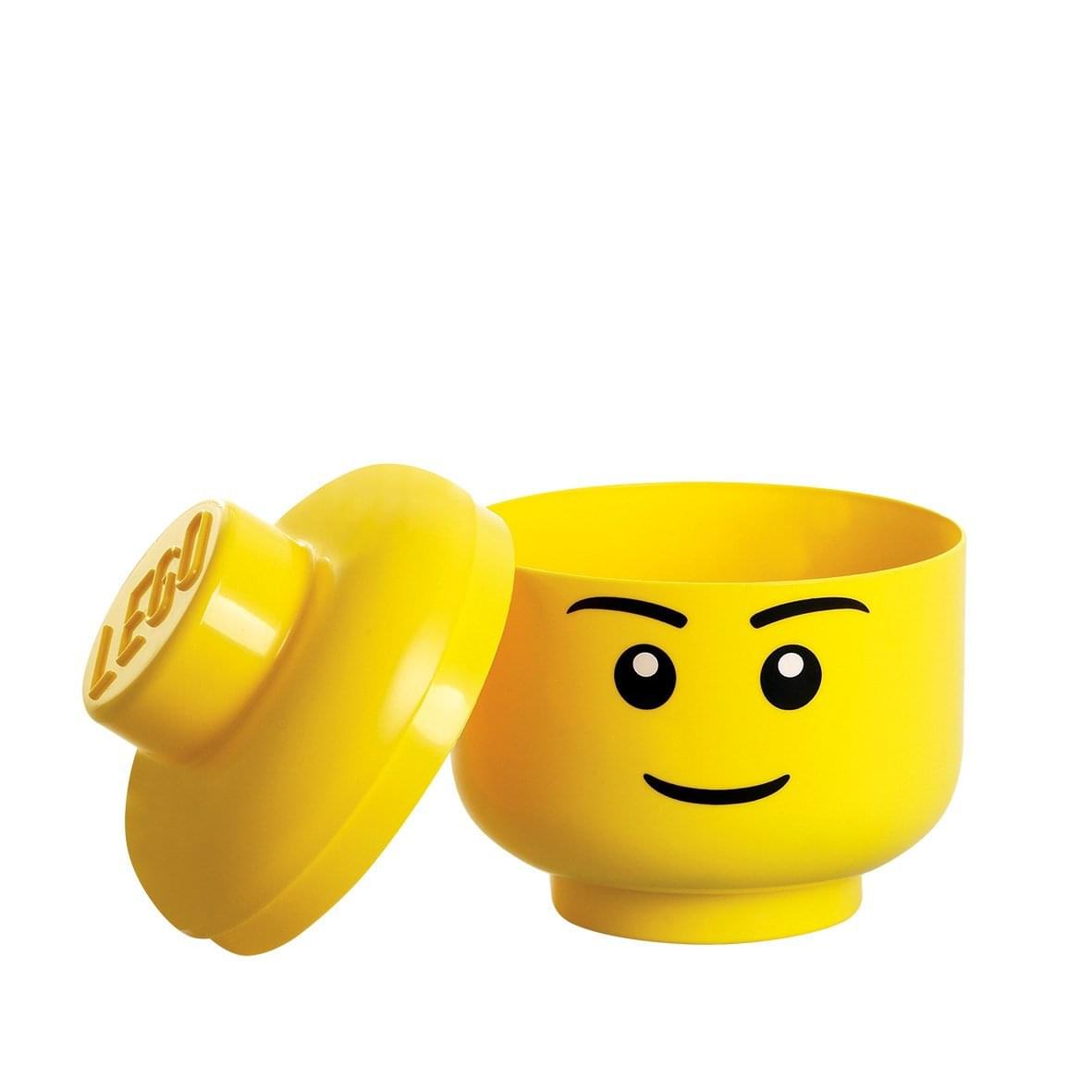 LEGO Boy's Large Storage Container Head - Keep Your Room Organized with a Childhood Icon!