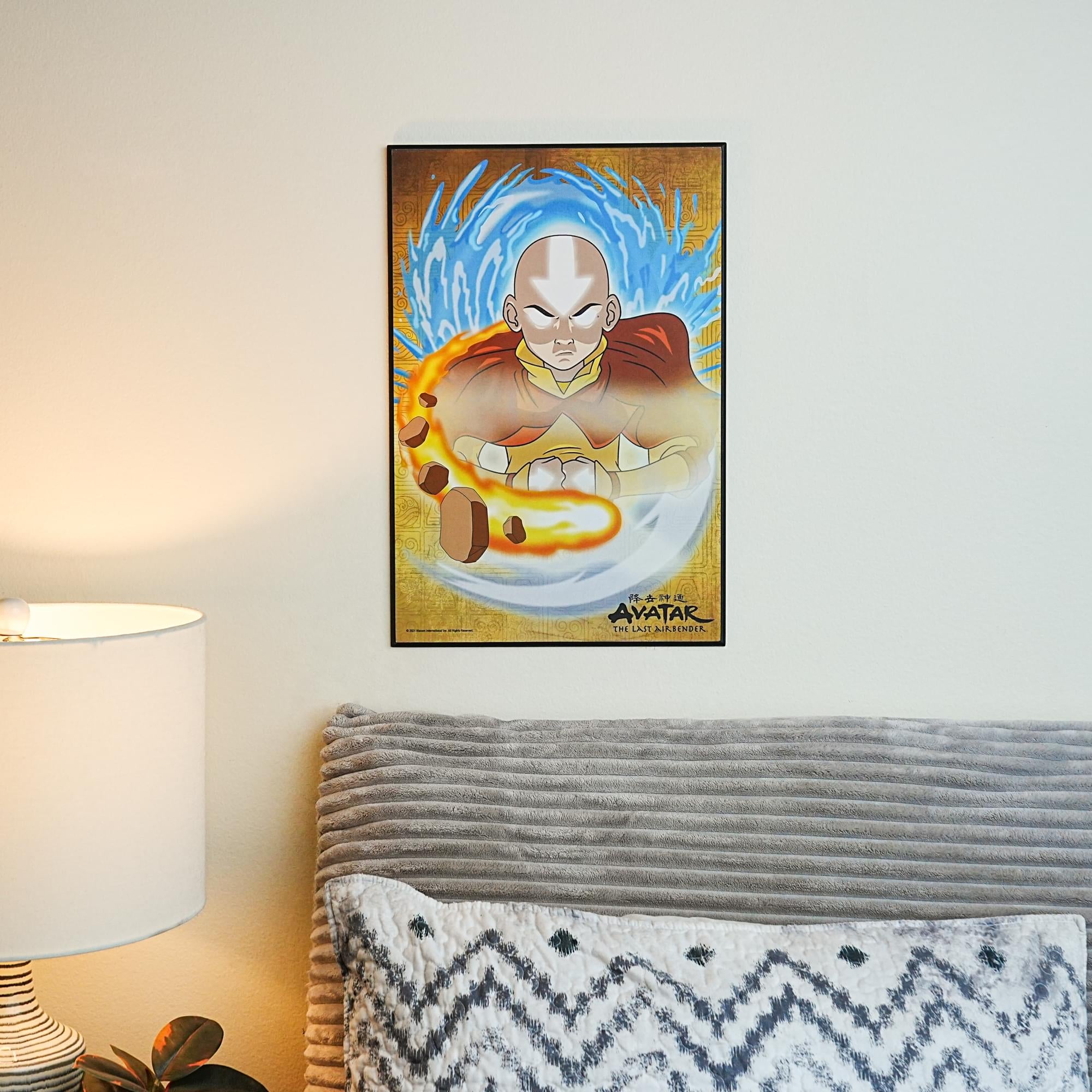 Epic Avatar: The Last Airbender Aang 13 x 19 Inch Wood Wall Art