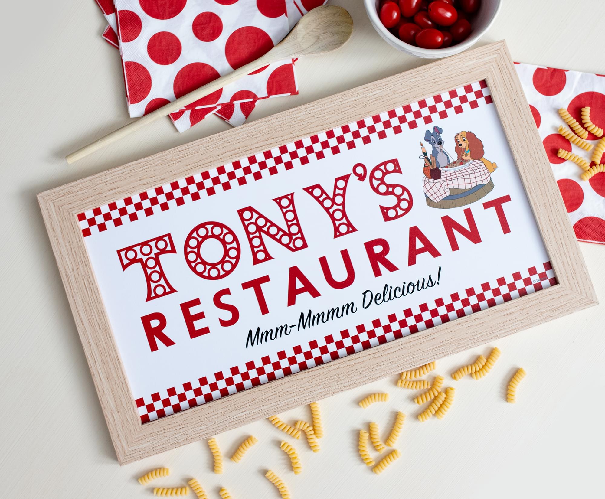 Disney Lady and the Tramp Tony's Restaurant Wall Art - Transform Your Space