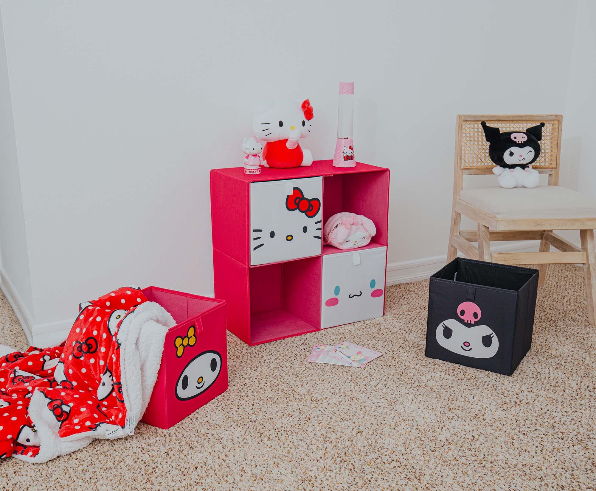Sanrio 11-Inch Hello Kitty & Friends Storage Bin Set of 4
